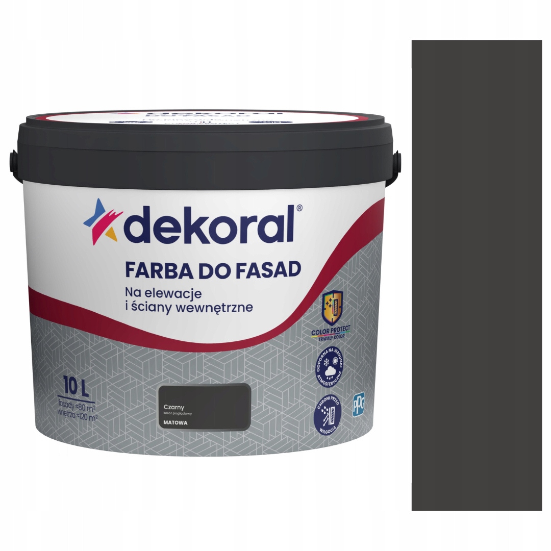 Dekoral Polinit Barva Barva 5L Černá