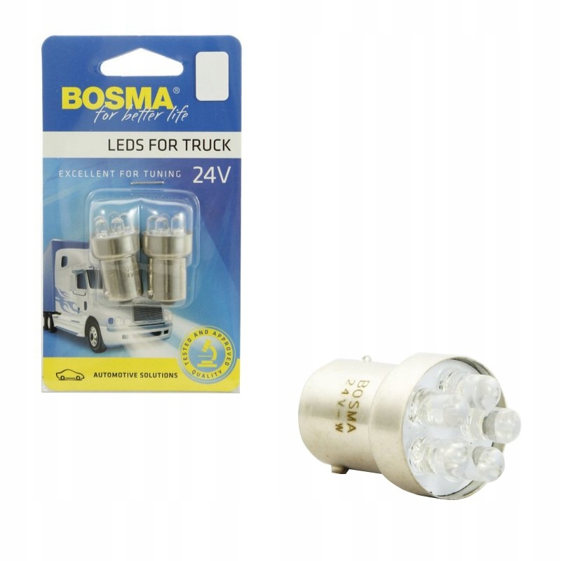 

Bosma Led 24V BA15S Biała 2SZT