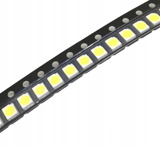 

Dioda Led Smd 3825 PLCC2 biały zimny 6000K 5szt