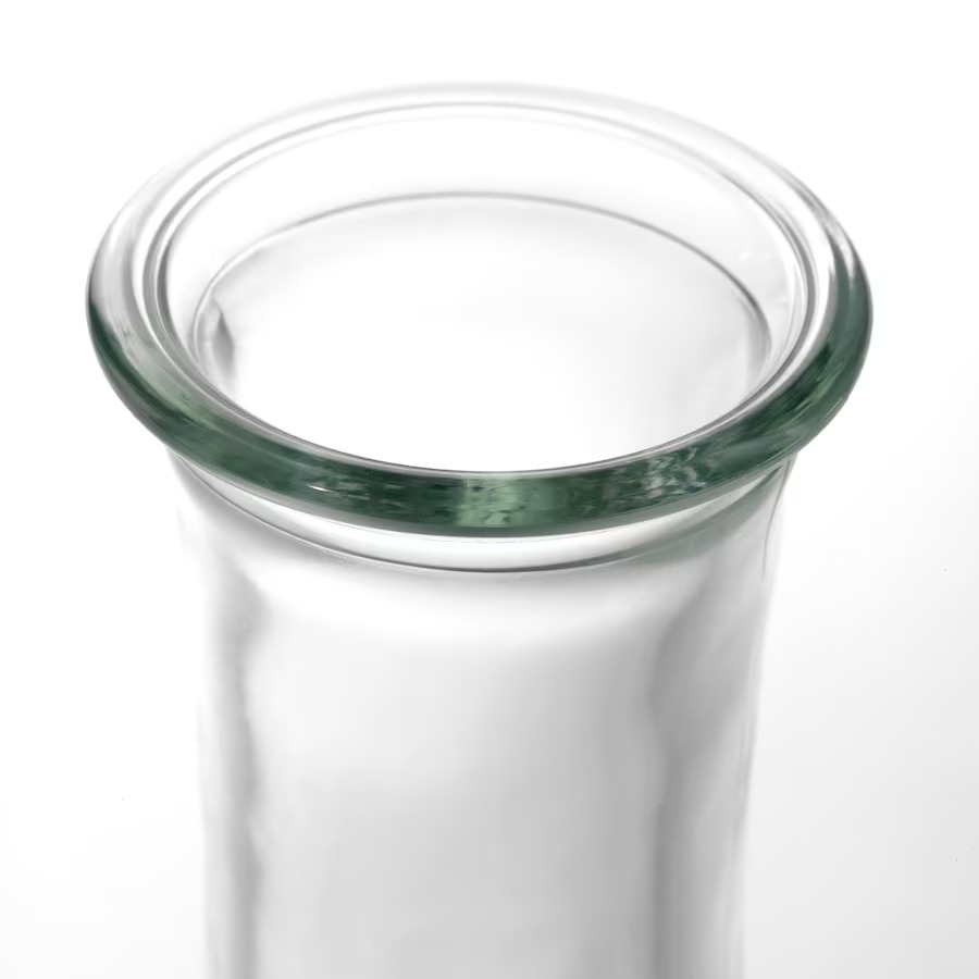 STYLOWY ŁADNY WAZON IKEA VILJESTARK TULIPAN RÓŻA KWIAT 17CM Średnica 4 cm