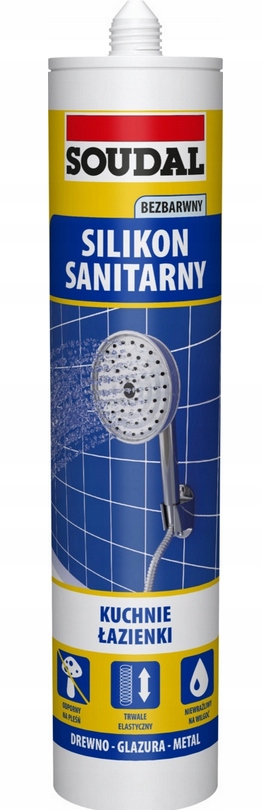 Soudal Silikon Sanitarny Bezbarwny 280 ml Marka Soudal