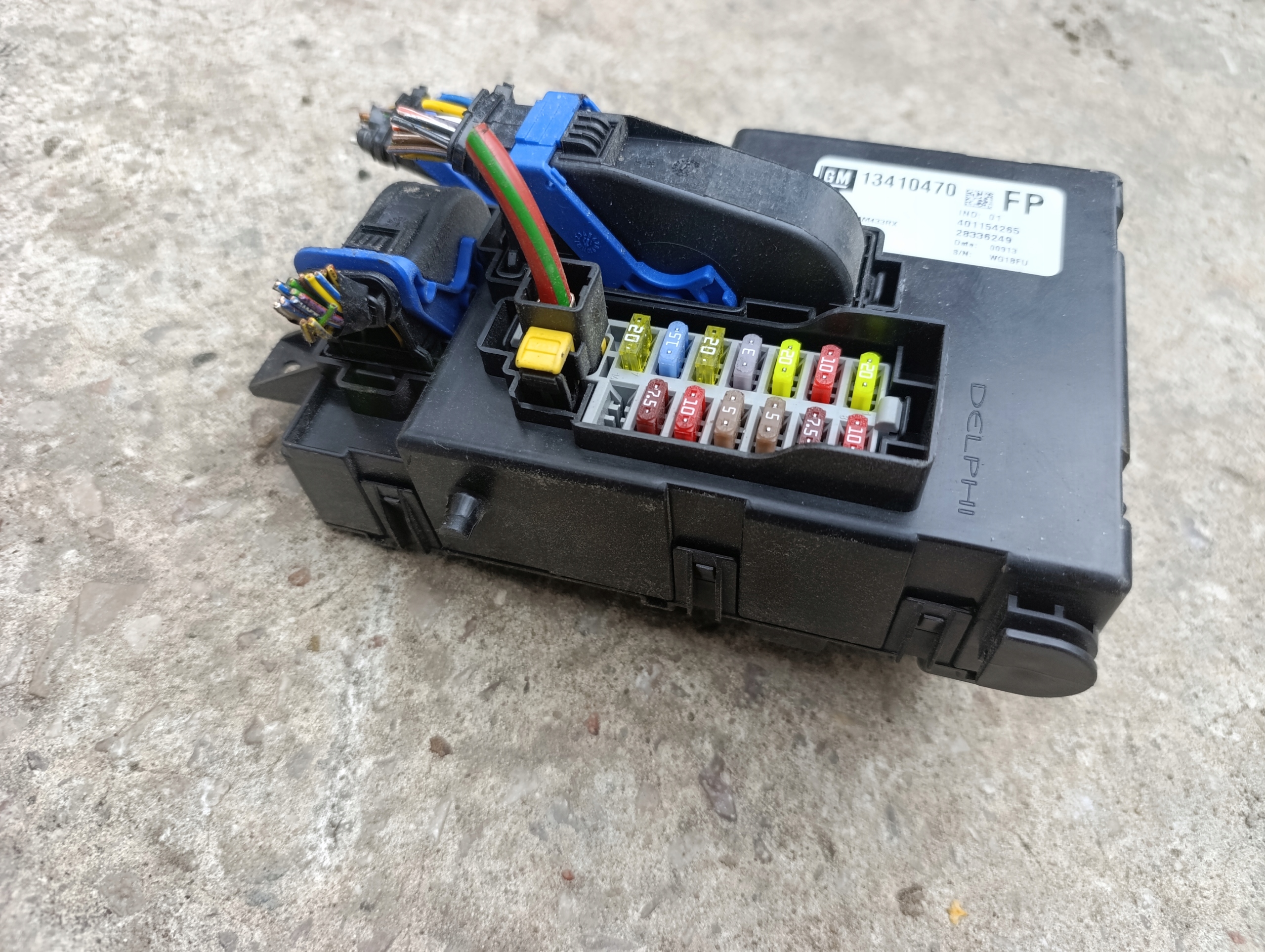 Computer Bedienteil modul OPEL MERIVA B 13410470