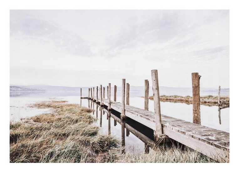 Fototapeta Pomost Príroda Jazero Krajina 416x254