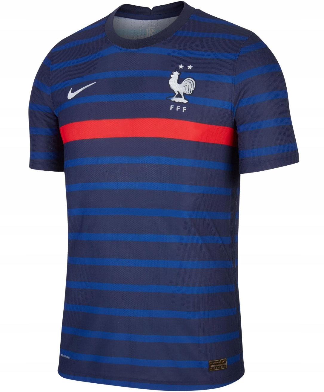 Męska Koszulka Nike Vaporknit Francja Fff 2020 Home Slim Fit CD0586-498 M