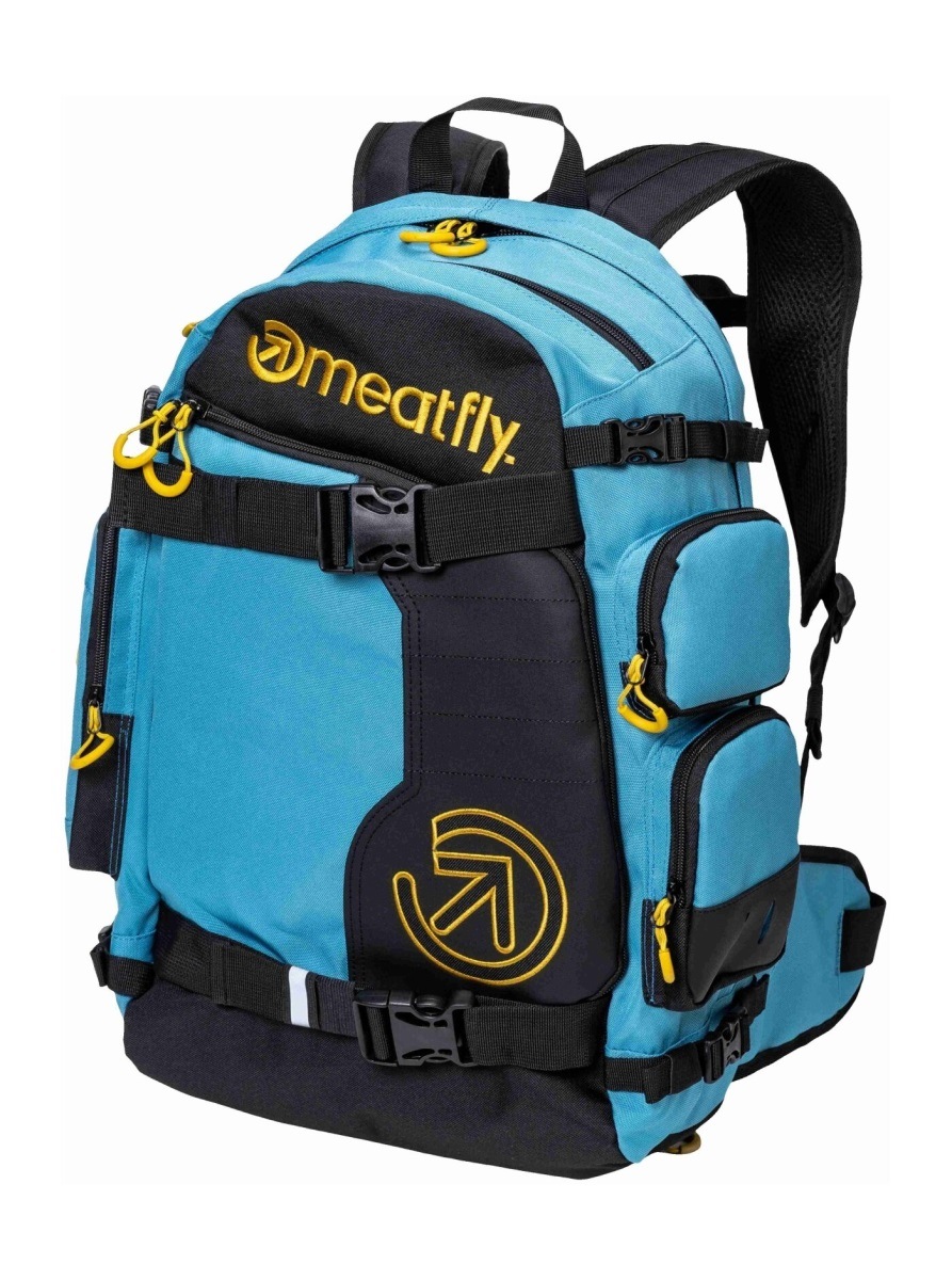 Batoh Meatfly Wanderer modrá/žlutá 28 L