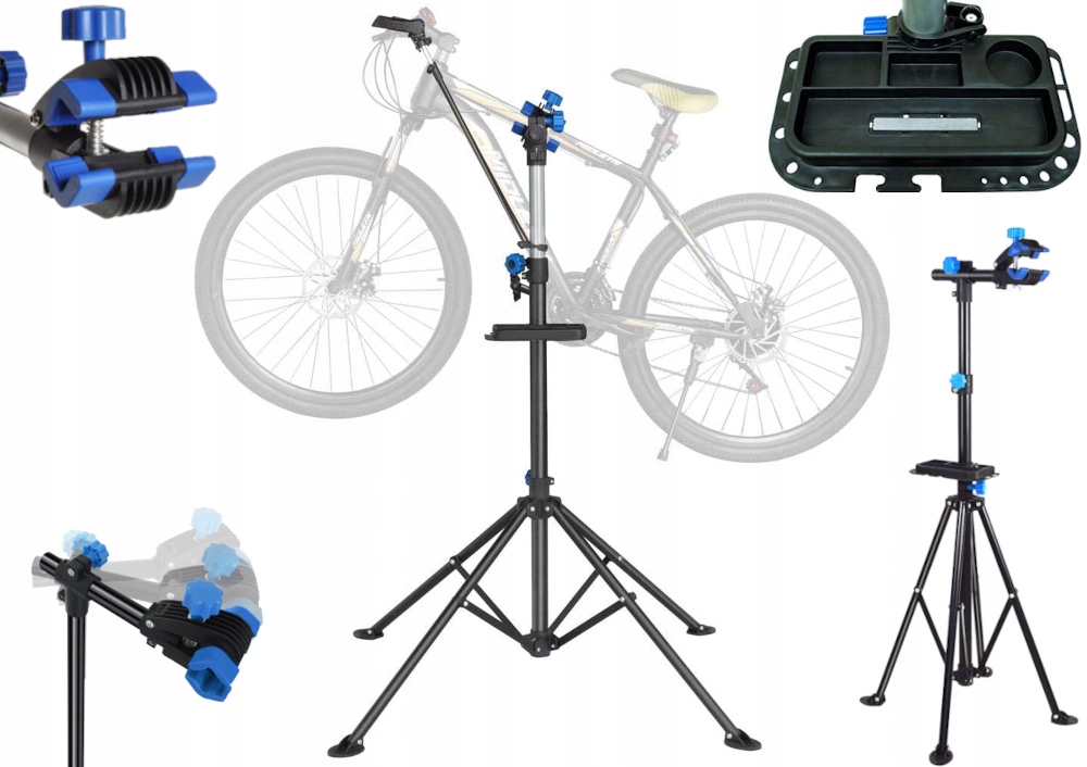 DUŻY STOJAK ROWER SERWISOWY WIESZAK ROWEROWY 3O KG
