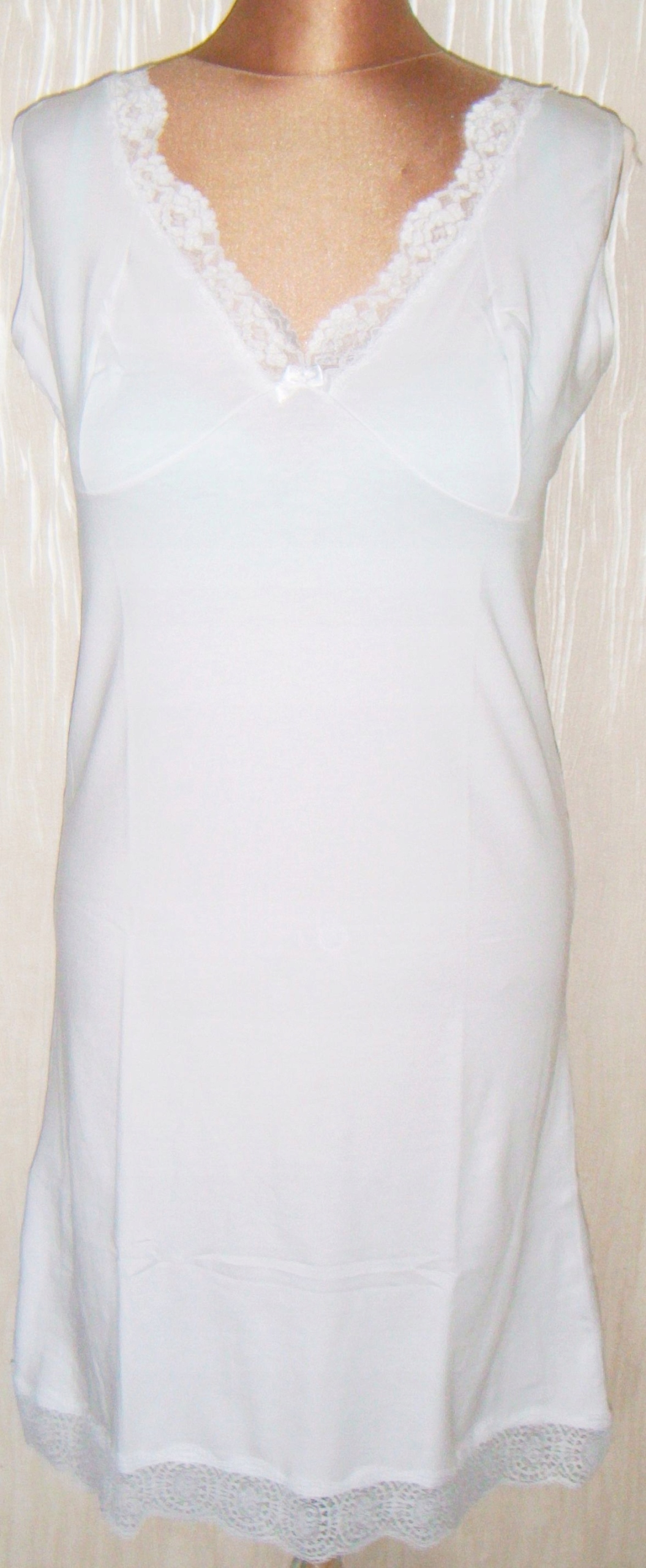 

Nowa Halka M L XL 2XL Kolory Koronka Bawełna Dove!