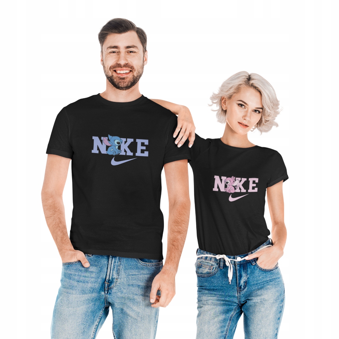 

Koszulki Dla Par Stich Zestaw Bawełna XL