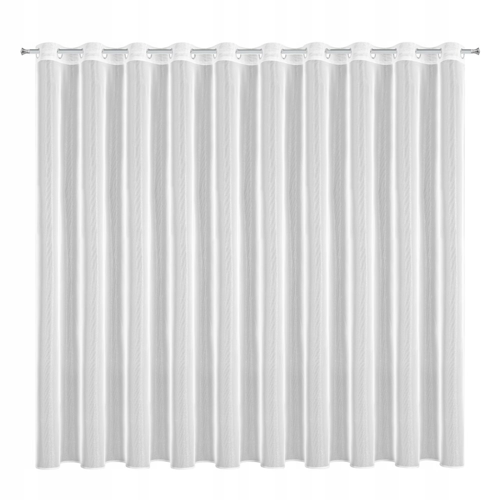 Široká záclona bílá Elegantní oka Kvalita