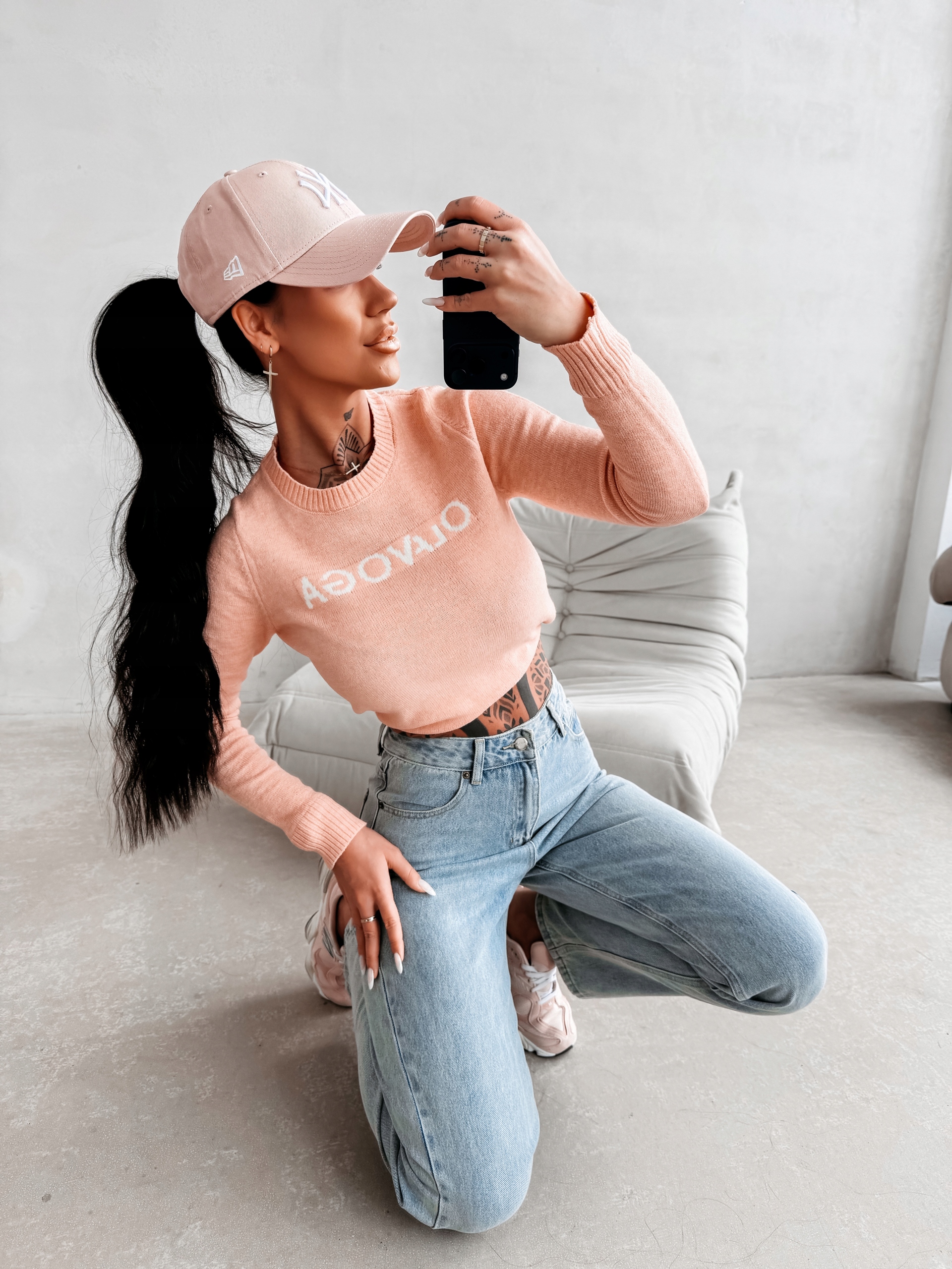 Dámský Svetr Zaio Olavoga, Korálová Barva