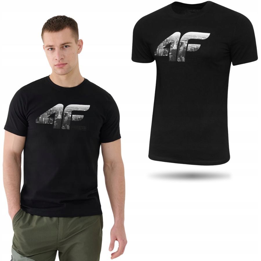 KOSZULKA MĘSKA 4F T-SHIRT PODKOSZULEK BLUZKA SPORTOWA NA CO DZIEŃ
