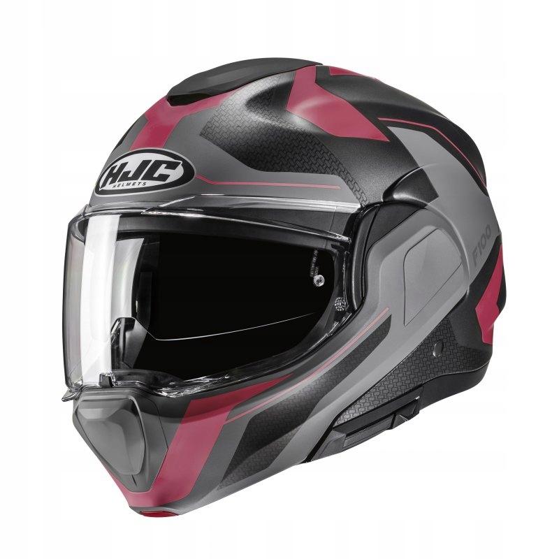 Motocyklová Prilba Hjc F100 Bios Pink Grey S