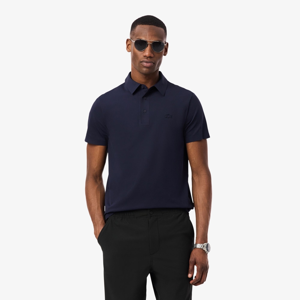 Lacoste Pánská Polokošile Commuter Polo Bleu Marine M