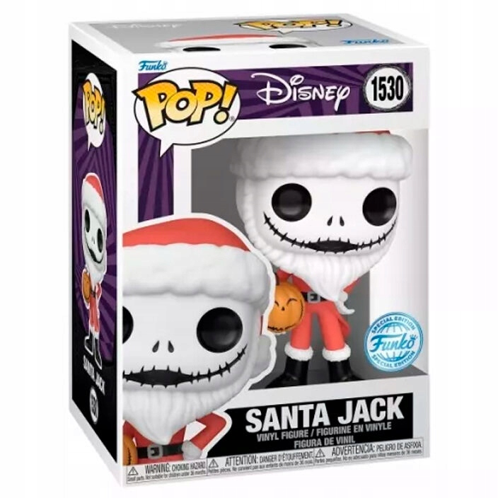 FUNKO POP DISNEY Nightmare Before Christmas Santa Jack Exclusive