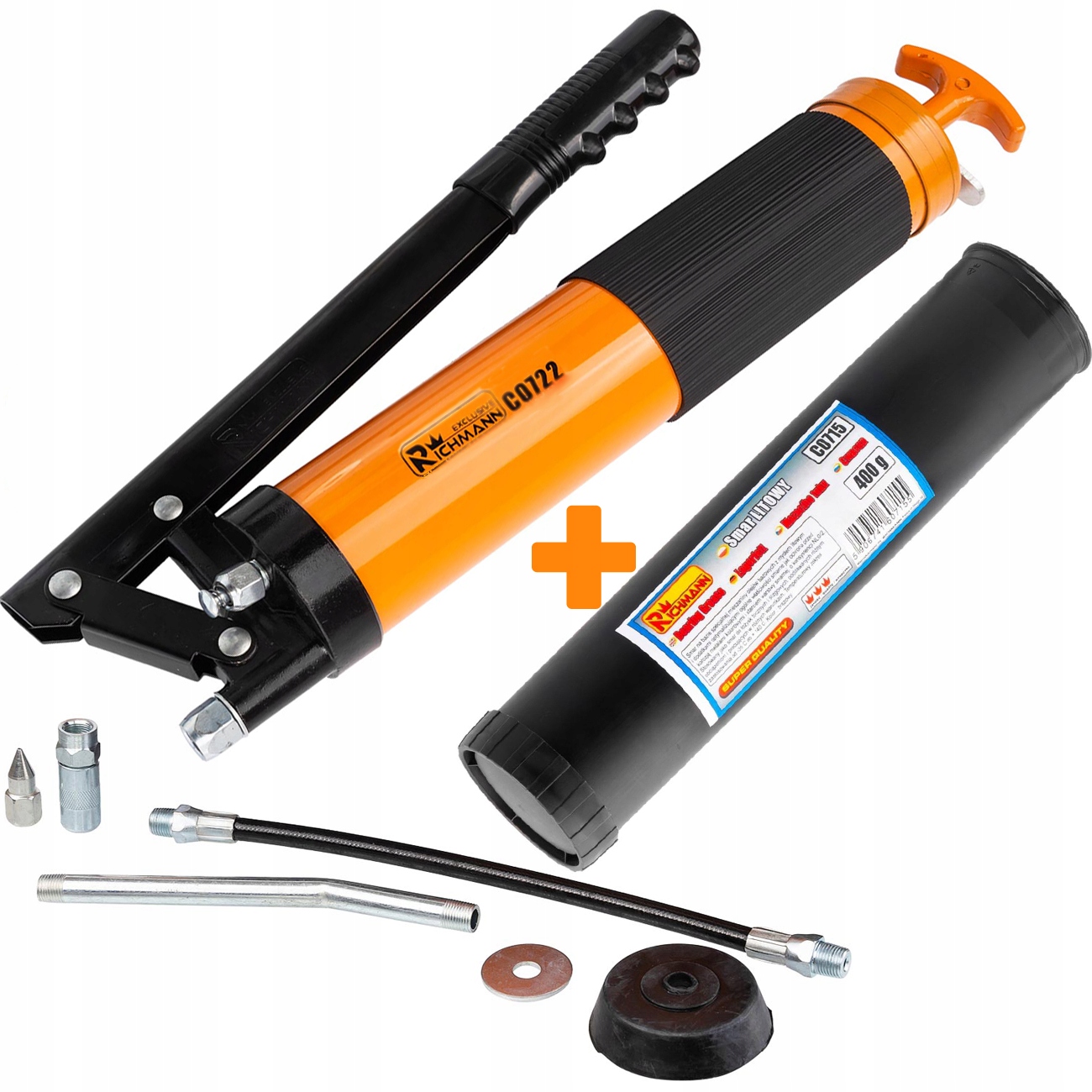 

Smarownica towotnica ręczna 500ml Smar Litowy