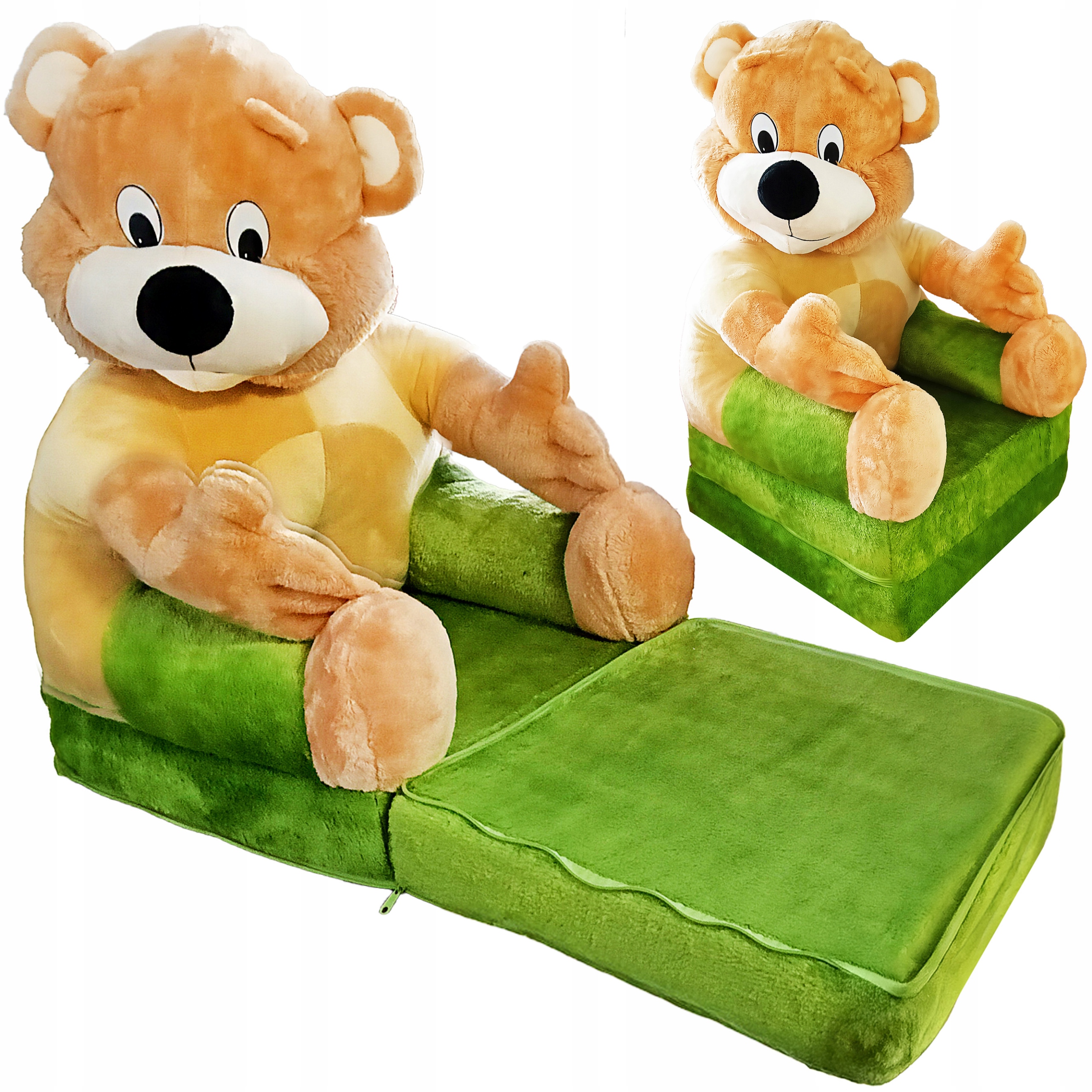 Duża pufa dla dziecka fotel rozkładany NOWOŚĆ 5w1