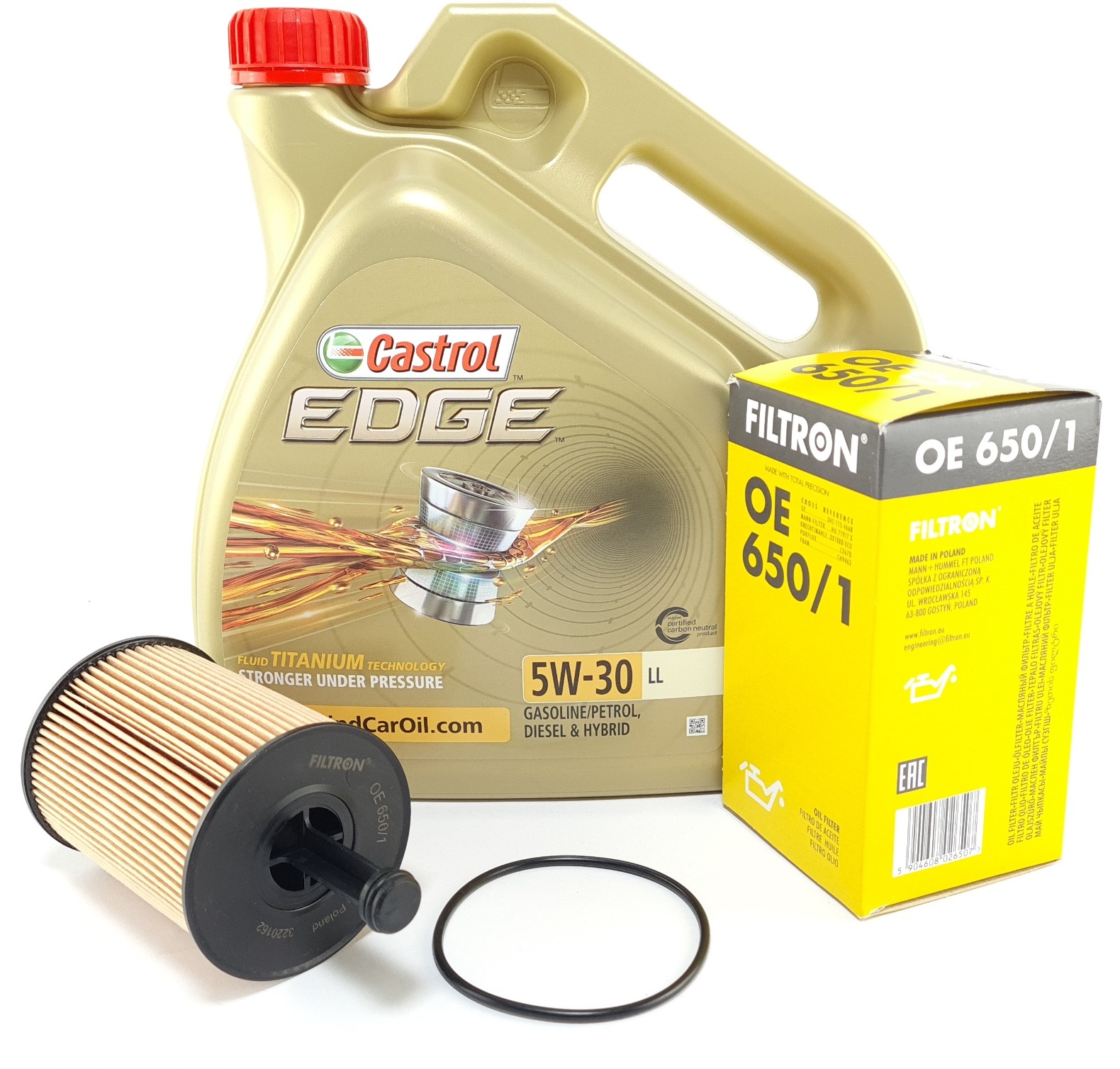 Olejový Filtr Filtron Oe 650/1 Olej 5W30 Pro Vw Audi 2.0TDI Skoda Seat