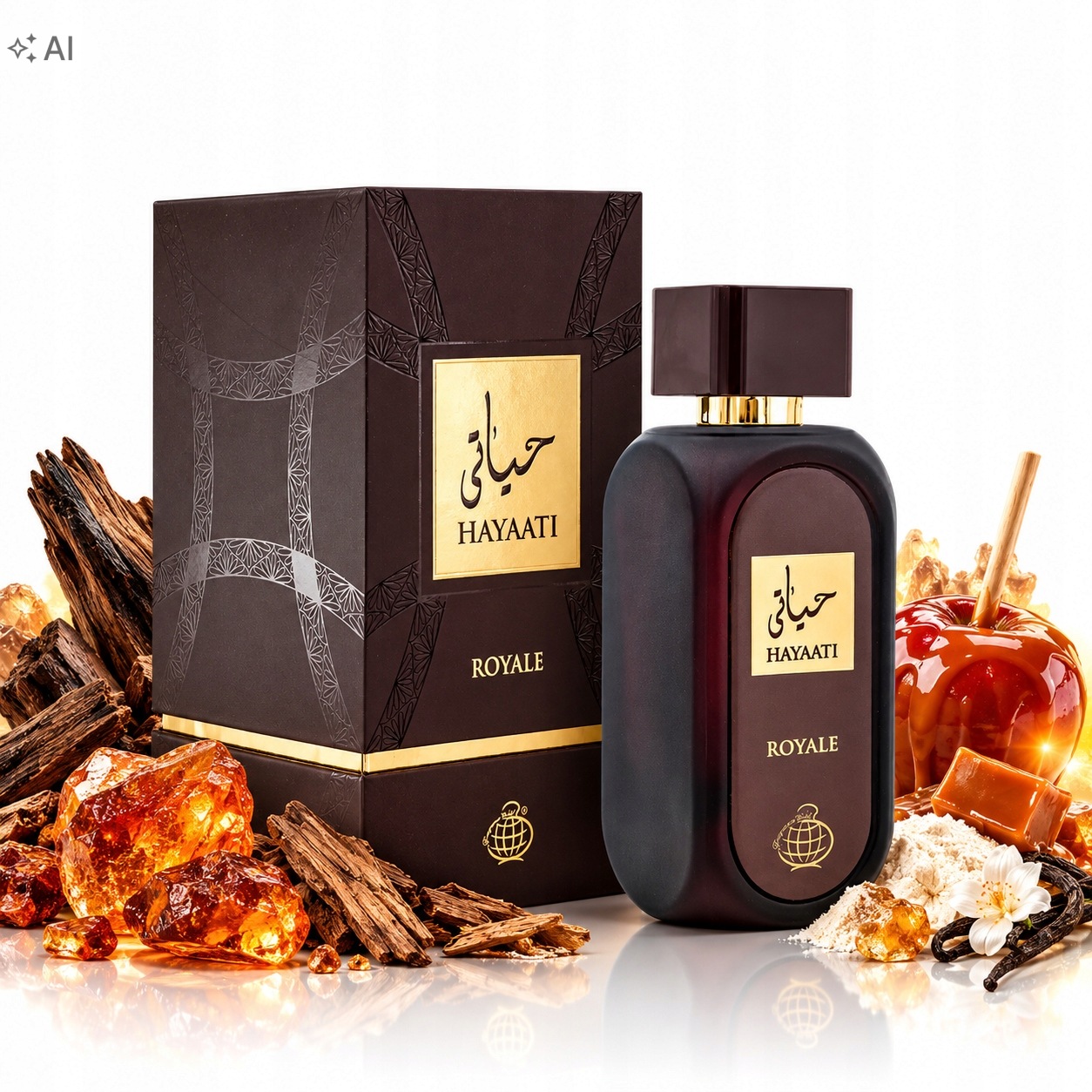 Oryginalne Perfumy Arabskie Fragrance World Hayaati Royale 100ml Edp+gratis