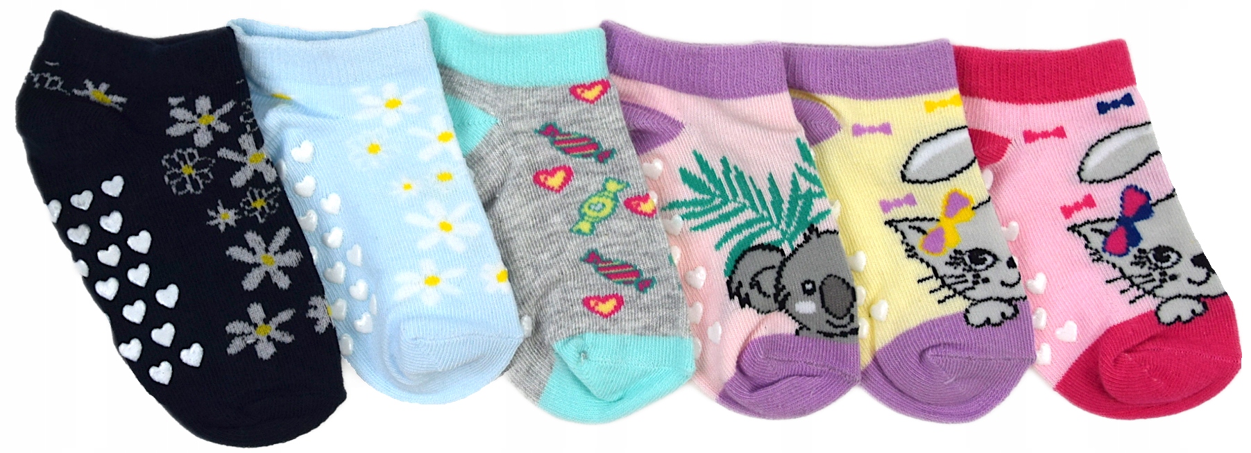 

6-PACK Skarpetki Skarpety Stopki Z Abs 23/26