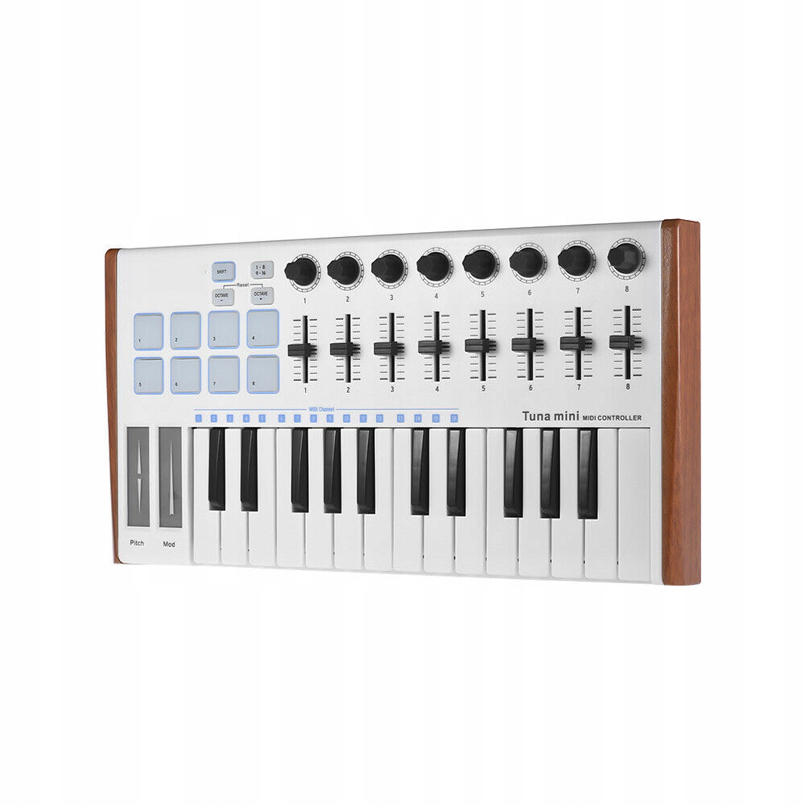 Worlde Tuna Mini Ultra Ultra-Movableble 25-Key USB MIDI Keyboard HA