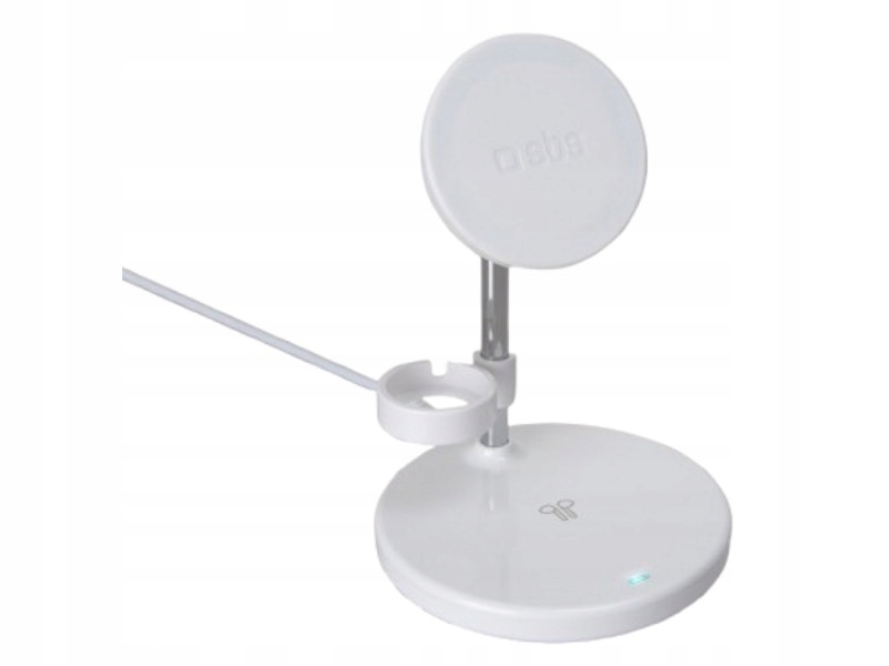 Ładowarka indukcyjna Sbs MagSafe 3w1 15W Biały
