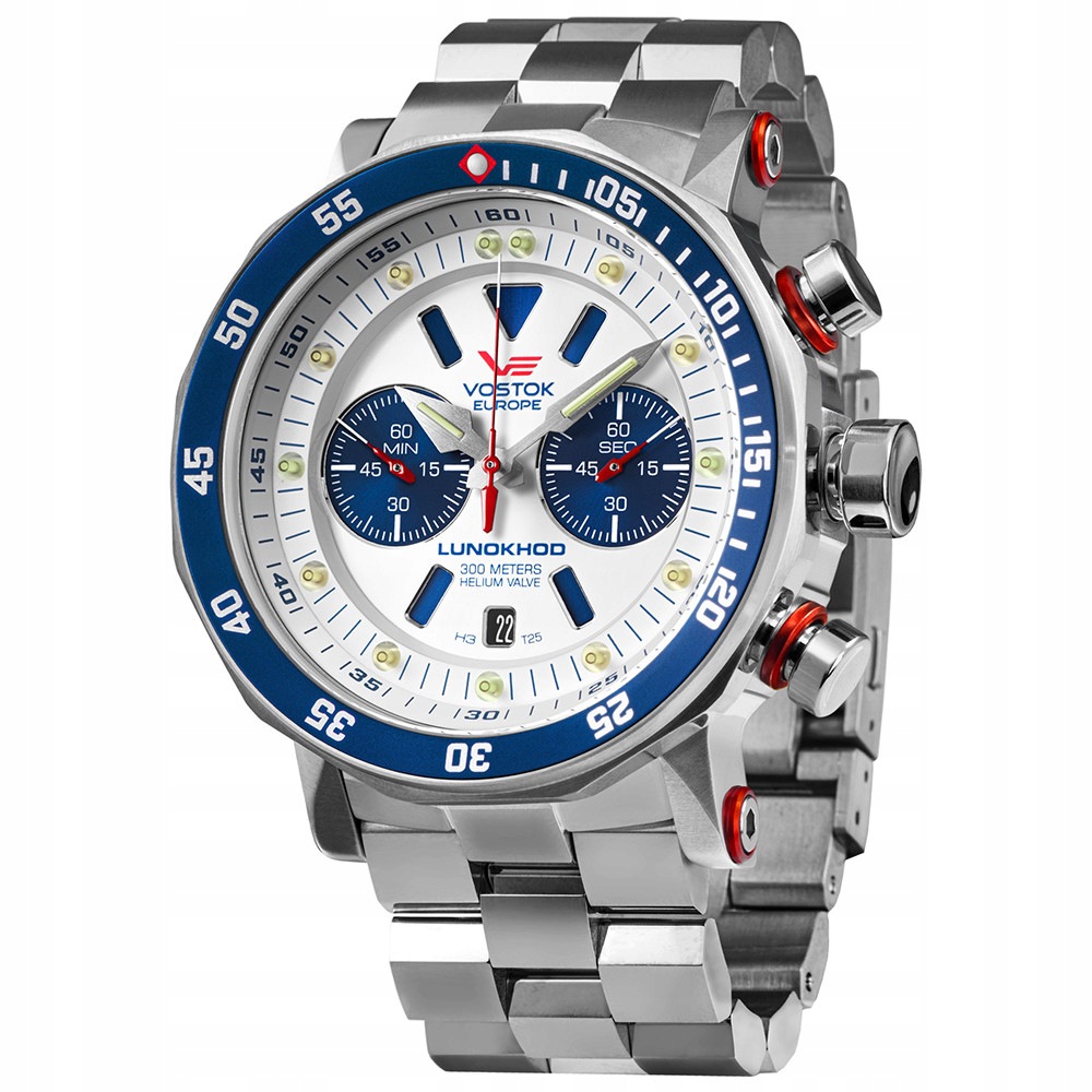 Pánské Hodinky Vostok Europe 6S21-620A630B stříbrný náramek