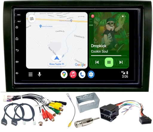 2 Din Autorádio Android Auto Bluetooth Carplay Fiat Ducato 2006-2015