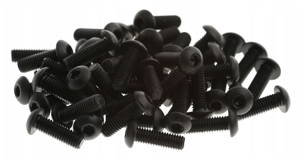 

Śruba Kulista Oksydowana M6x20 mm Imbus 50 sztuk