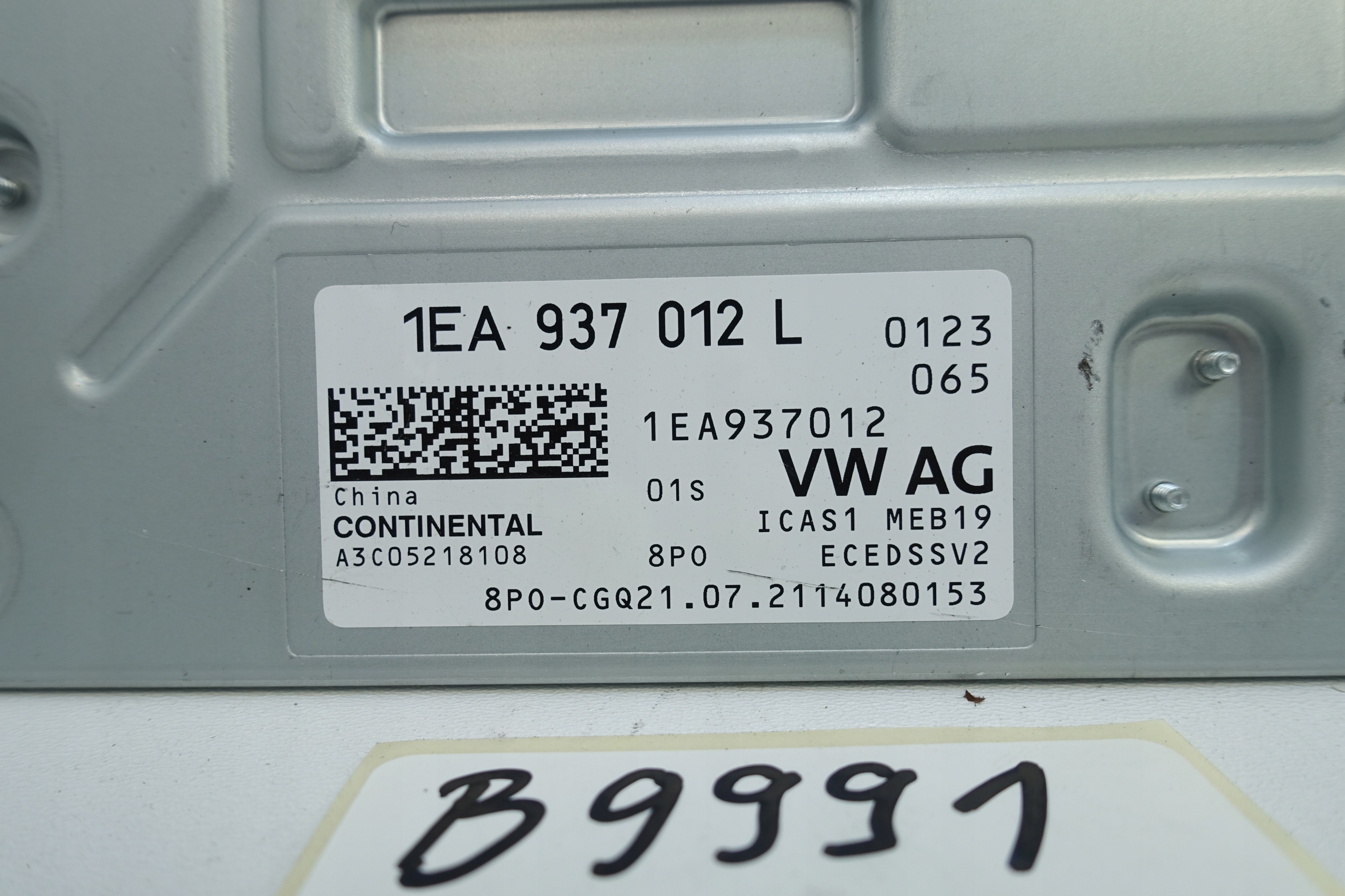 comfort control unit GATEWAY VW ID3 ID.3 VW 1EA937012L