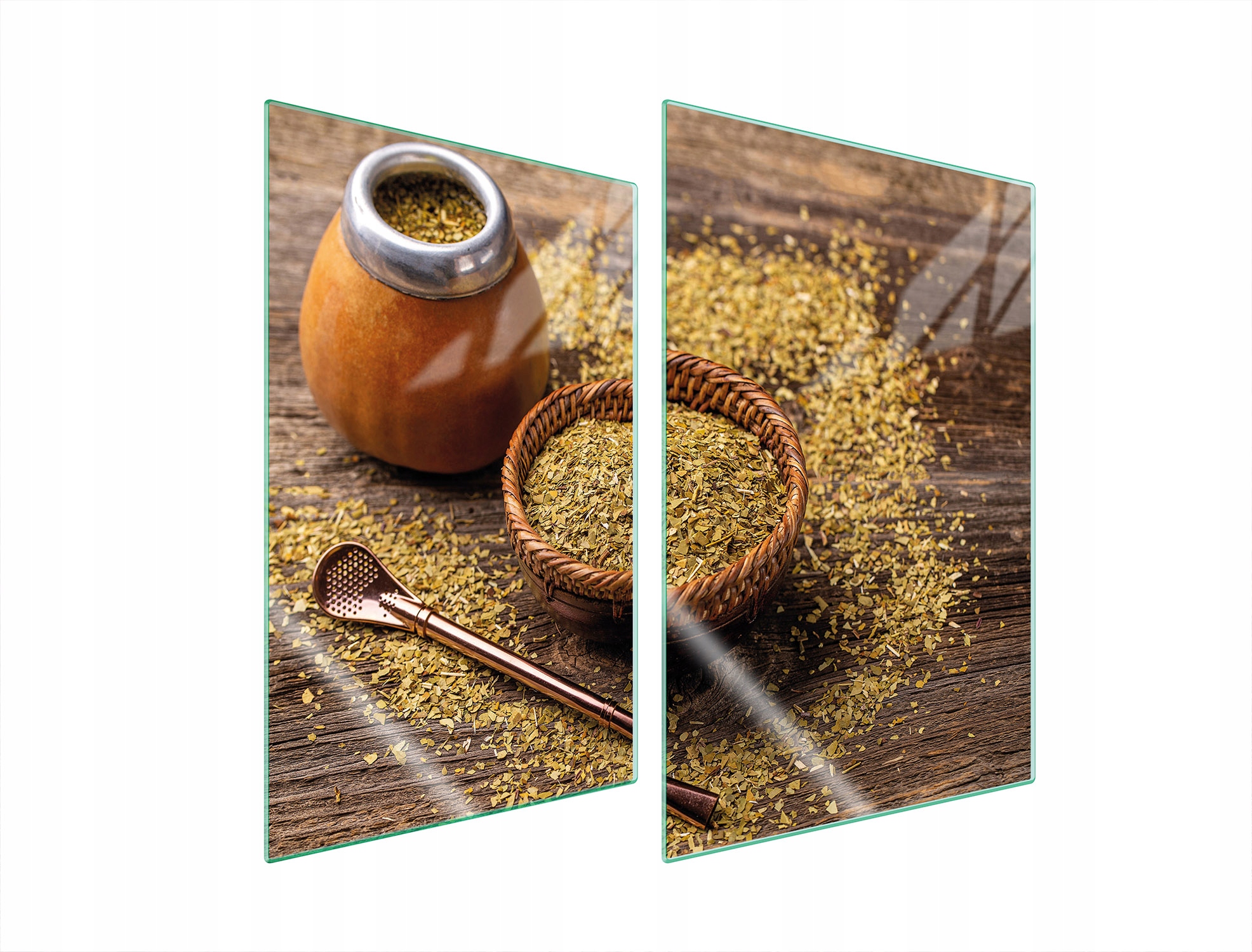 Ochranná Skleněná Deska Do Kuchyně 2x35x52 Yerba Tvrzené Sklo