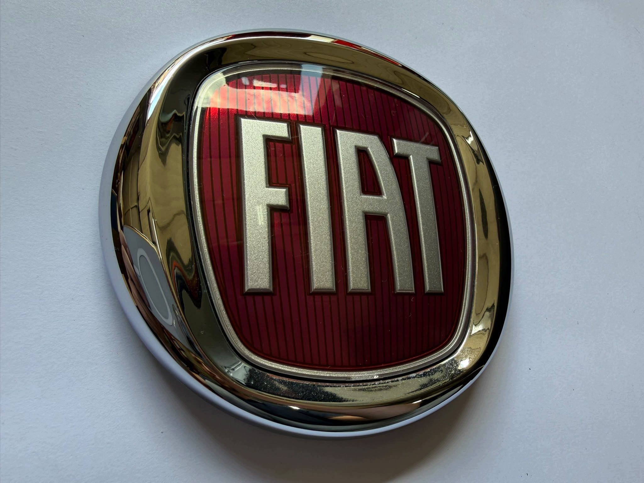 Logo Znaczek Emblemat Fiat 12 CM 120 mm Tył Przód Ducato Scudo Doblo Nowy