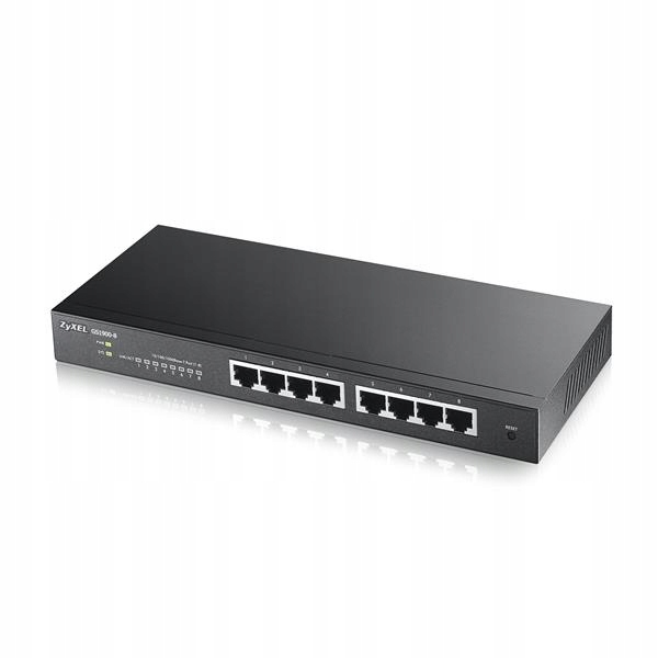 ZyXEL GS1900-8, 8p v.2 (8Gigabit RJ45,), IPv6, WebManaged, Fanless…