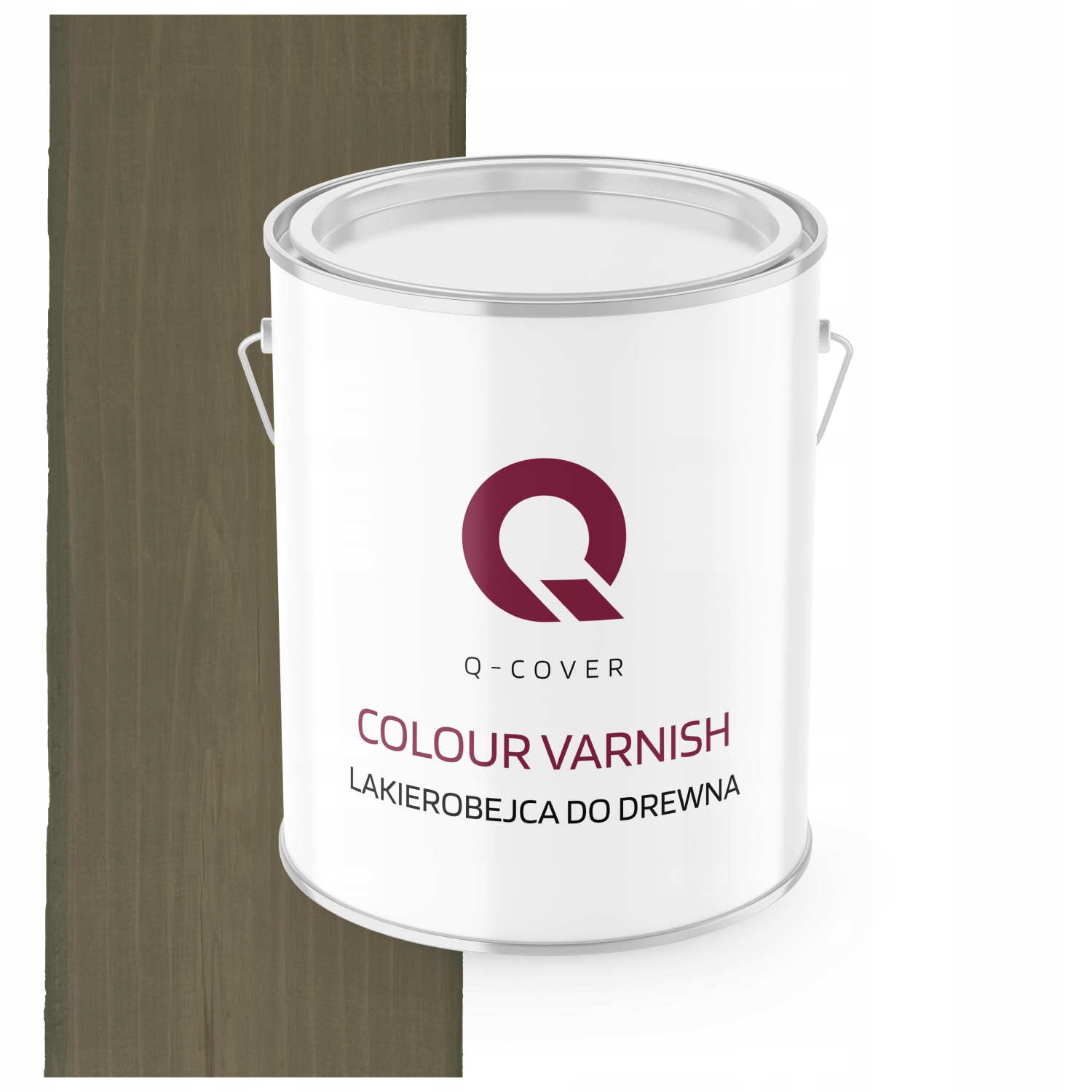 Lak Na Dřevo 3V1 Lazura Polomatná Šedá S Hnědou Ochrannou Vrstvou 7013 2,5 L