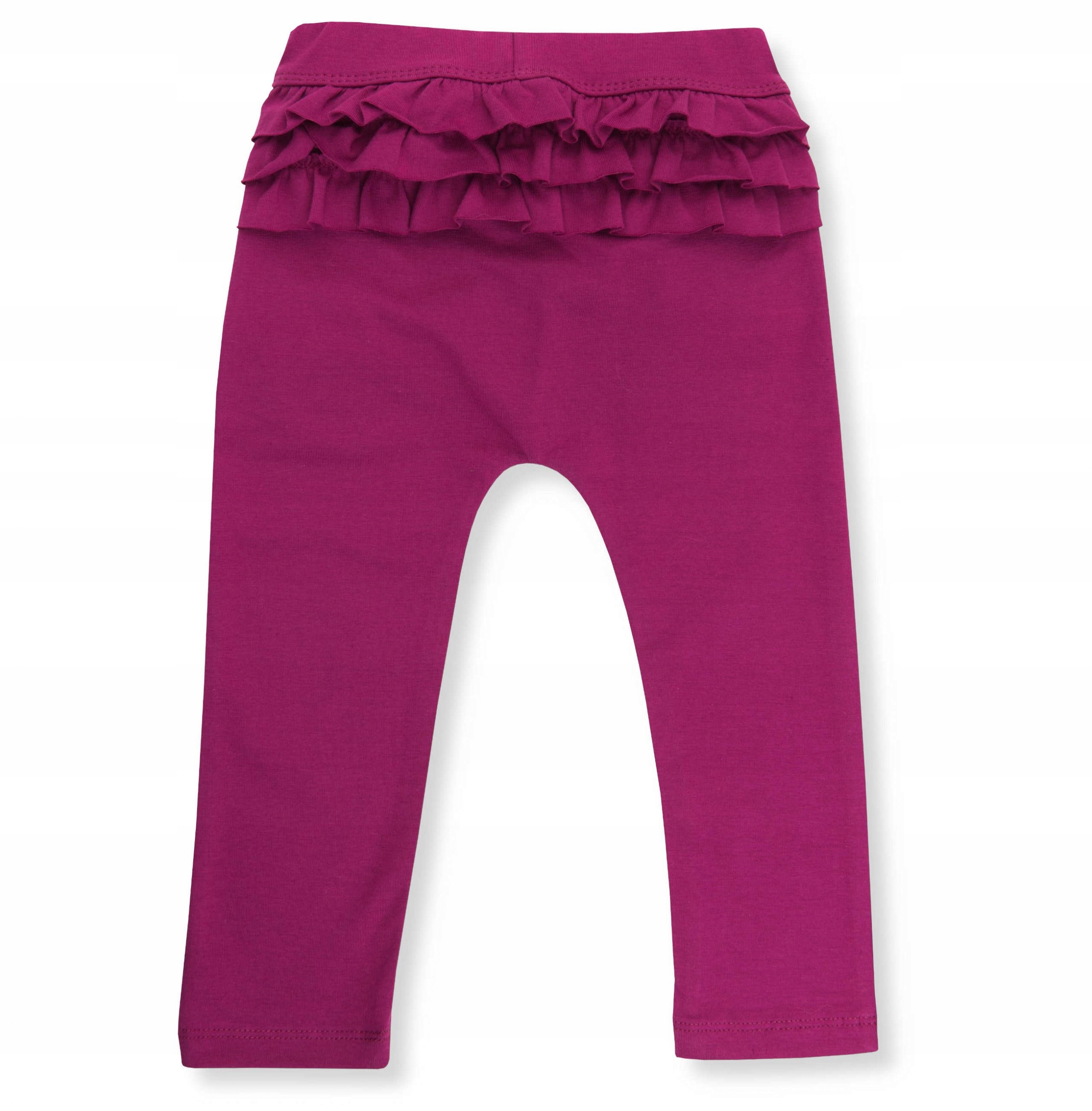 

Legginsy getry gładkie Z Falbankami fiolet 62