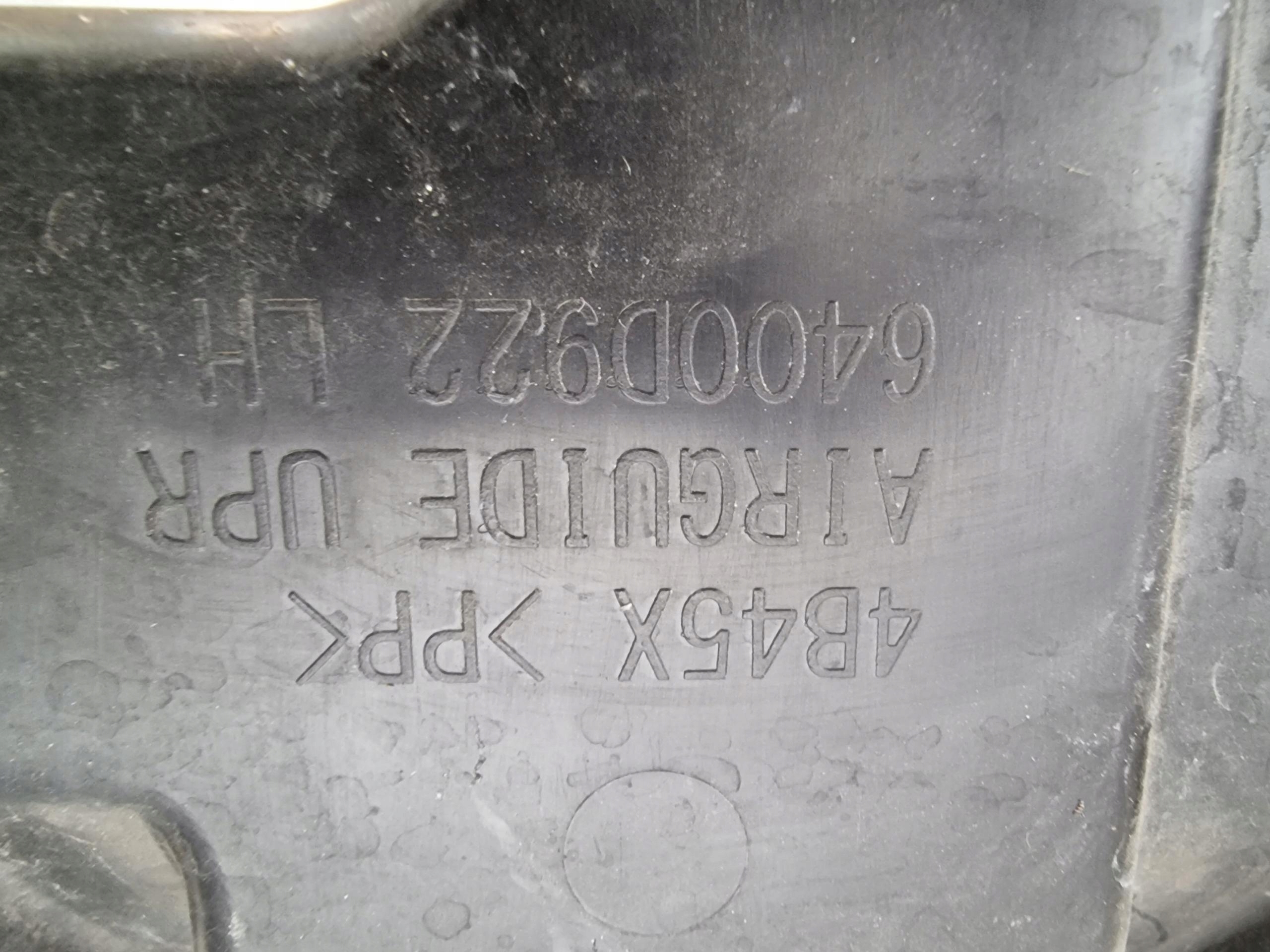 MITSUBISHI OUTLANDER III 12-> steering wheel, intake air left front 6400D922