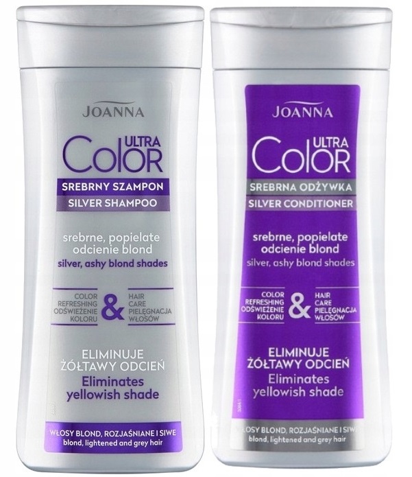 

Joanna Ultra Color szampon+odżywka Srebrny Blond