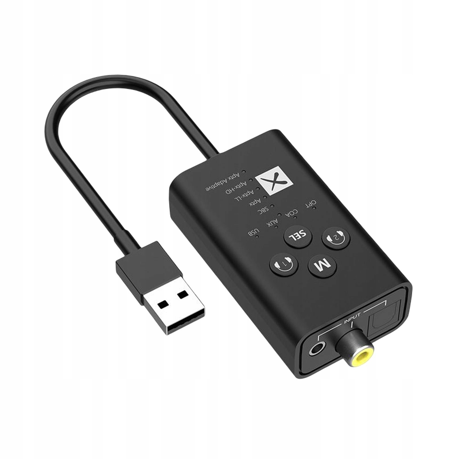 Bezstratna wtyczka audio V5.2 i Model Adapter audio USB AUX Optyczne wejście