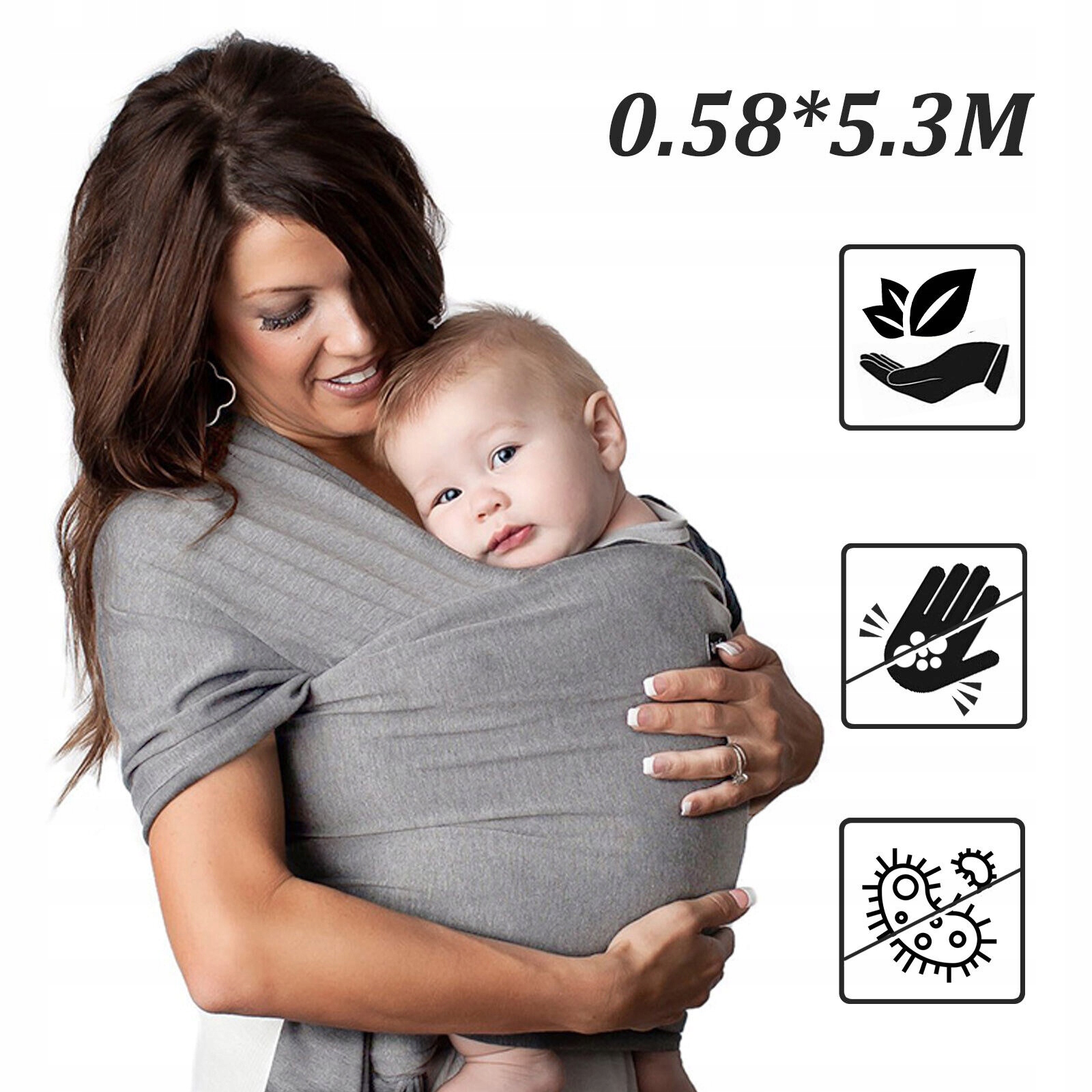 Chusta do Noszenia Dzieci Elastyczny Nosidełko Rozmiar M