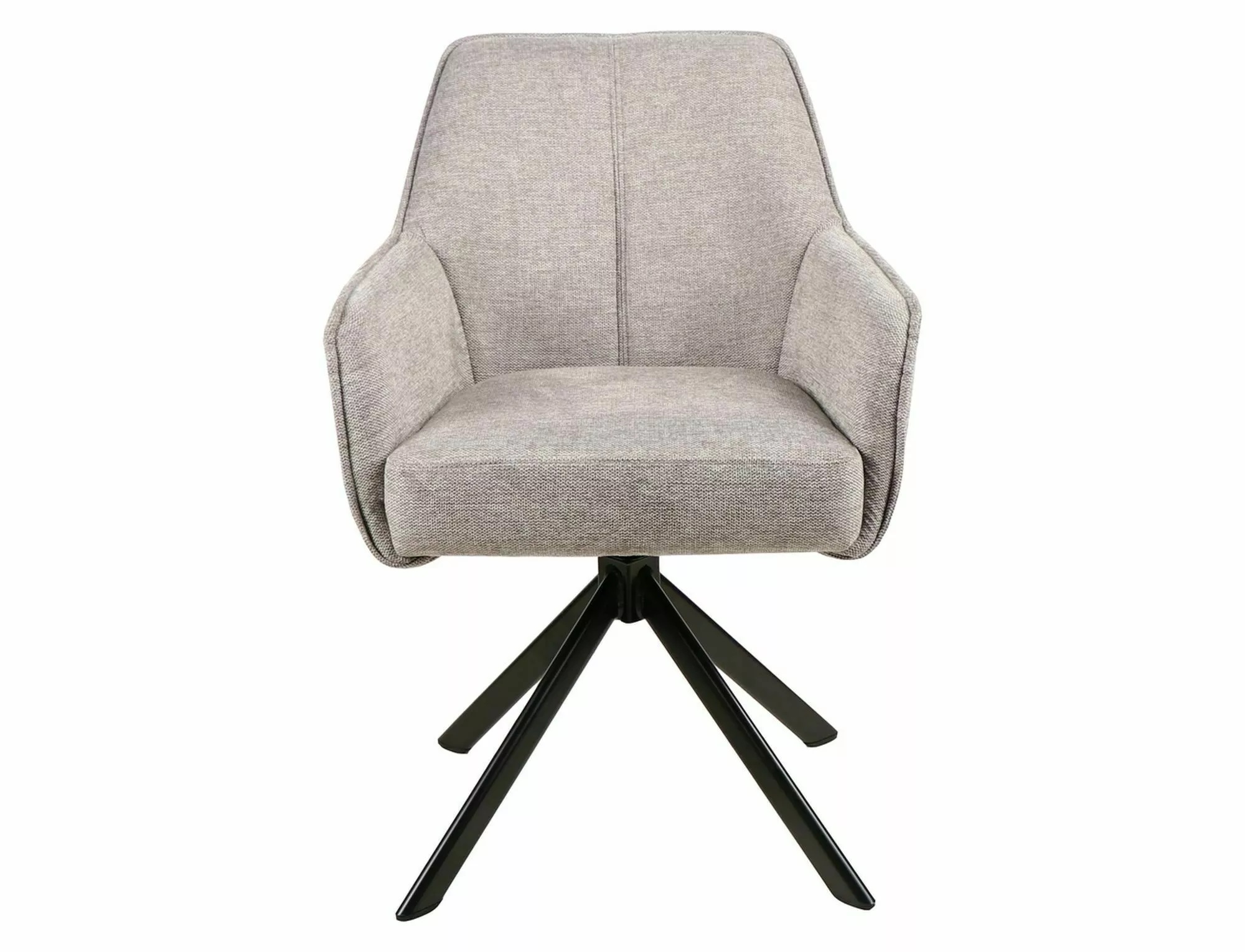 Otočná stolička Notti Brego čierna/sivá do obývačky Sig