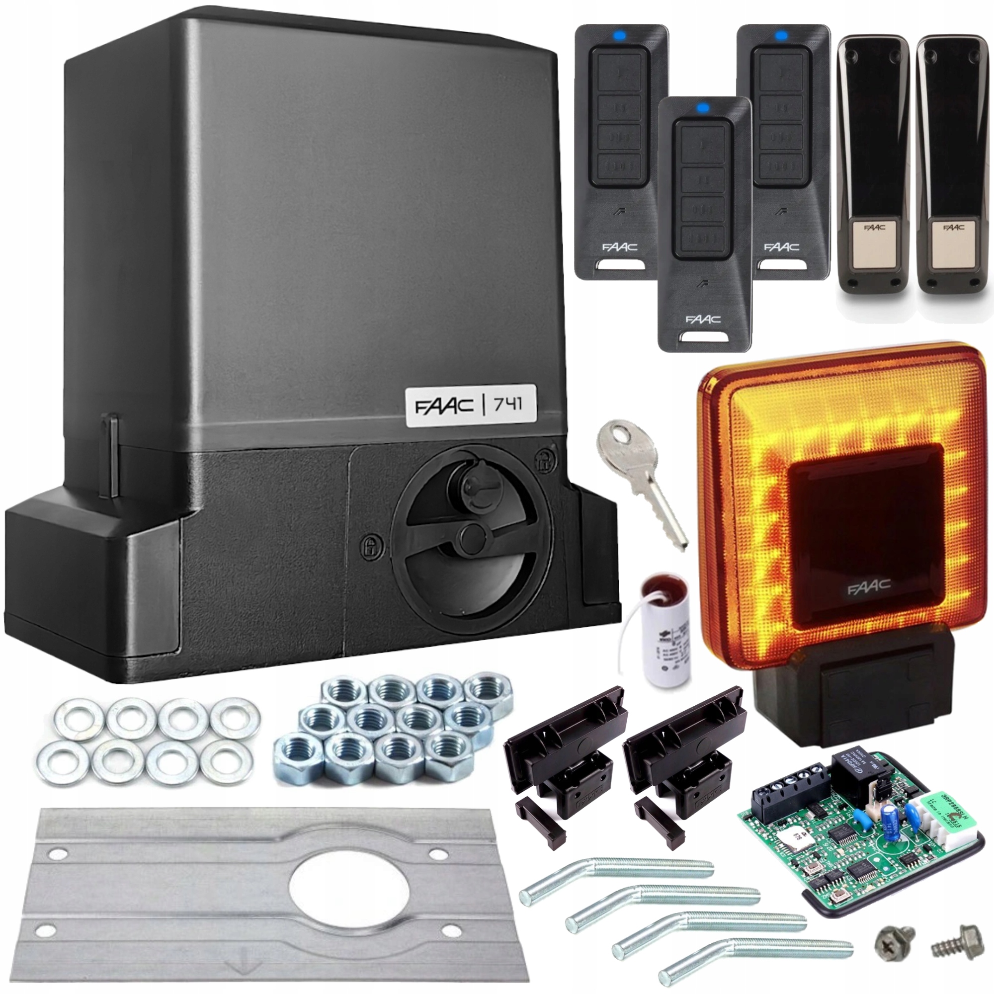 Set pohonu Faac Delta 3 741 3xPILOT Xled Lampa