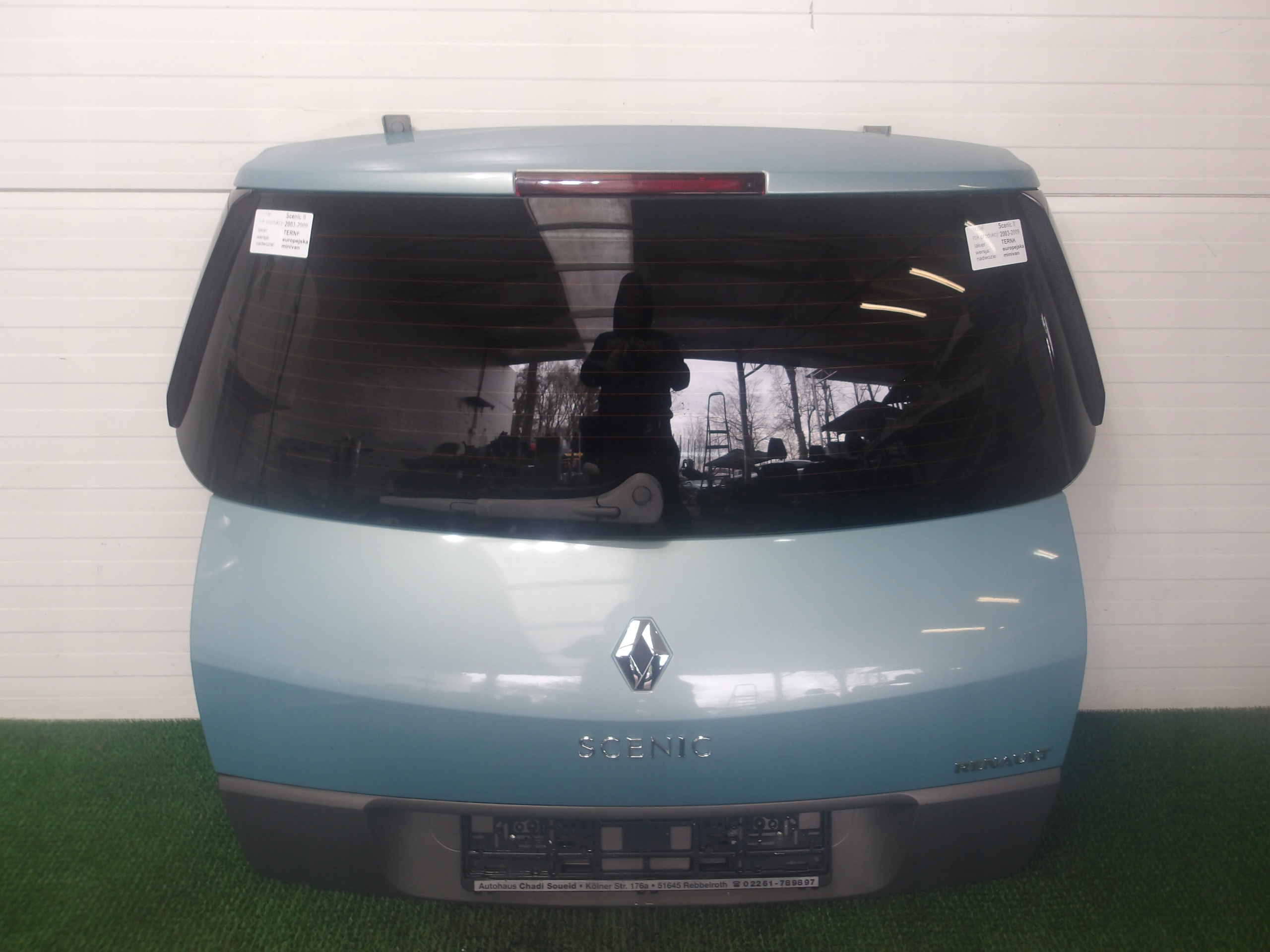 RENAULT SCENIC II 03-09 boot doors complete boot rear part colour TERNK