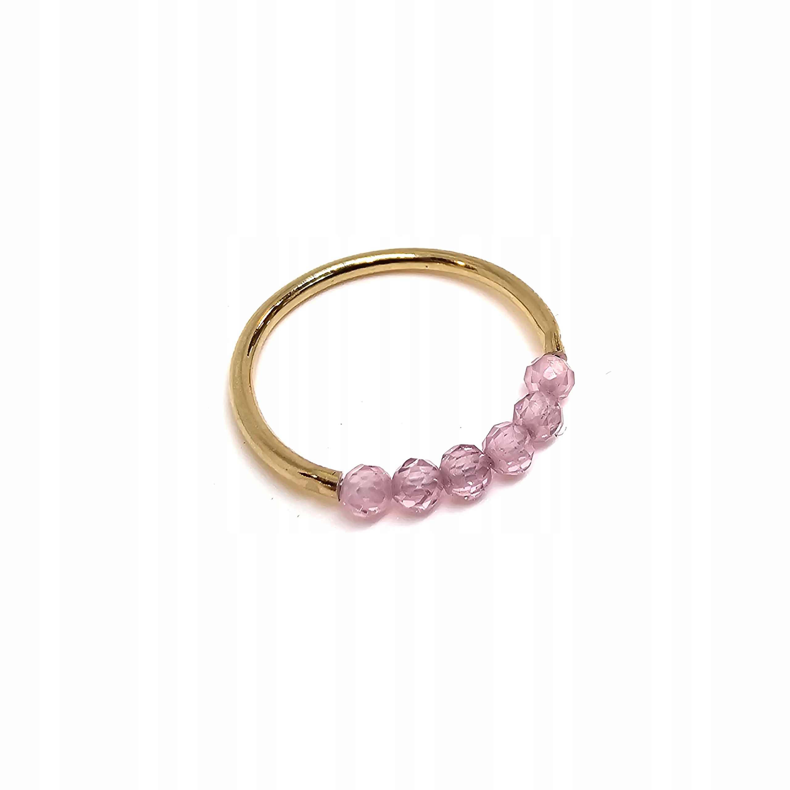 Zlatý prstýnek s přírodním turmalínovým turmalínem Zlato 585