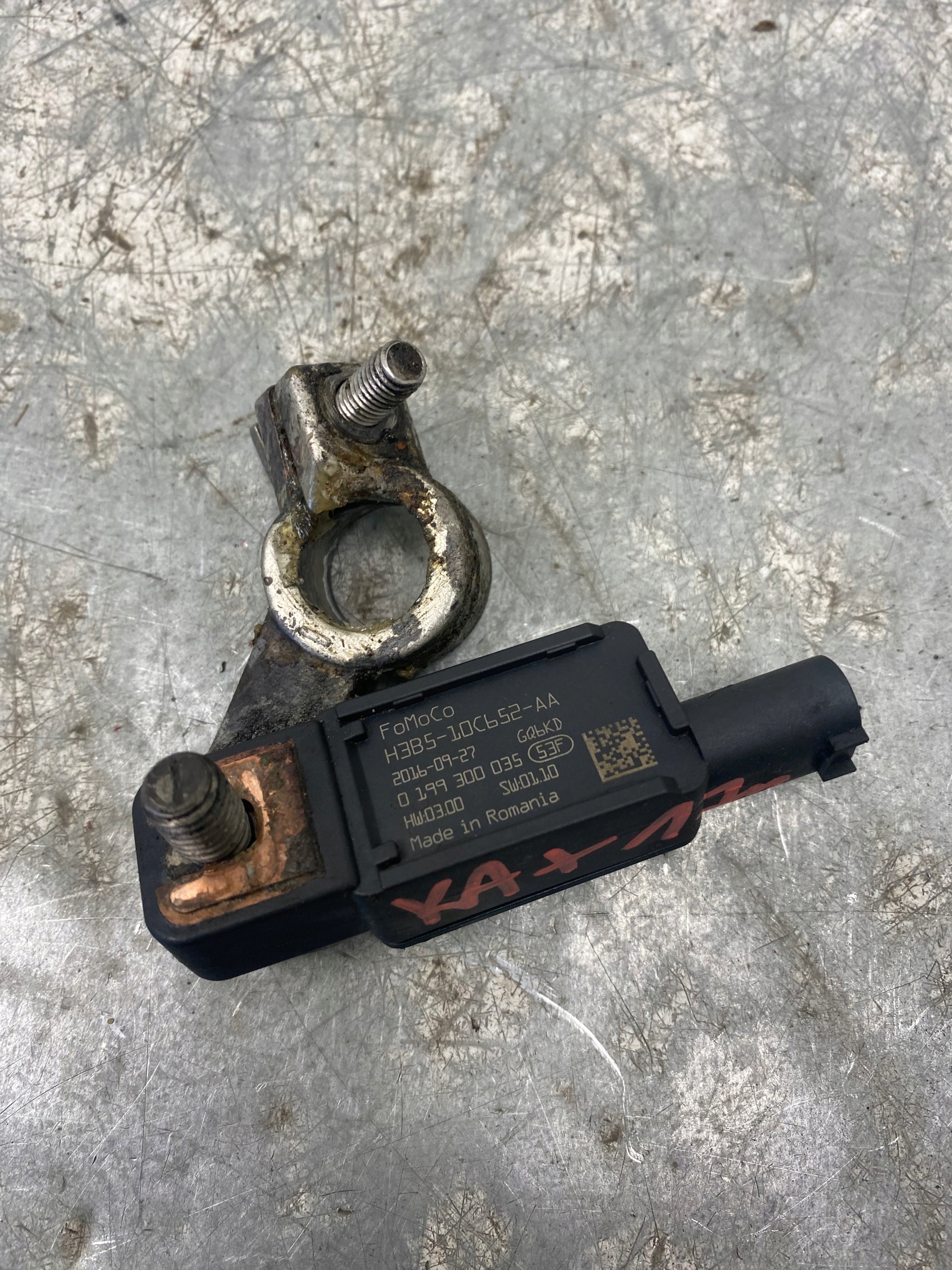 FORD KA + PLUS 1.2 Klemme AKUMULATORA H3B5-10C652-AA