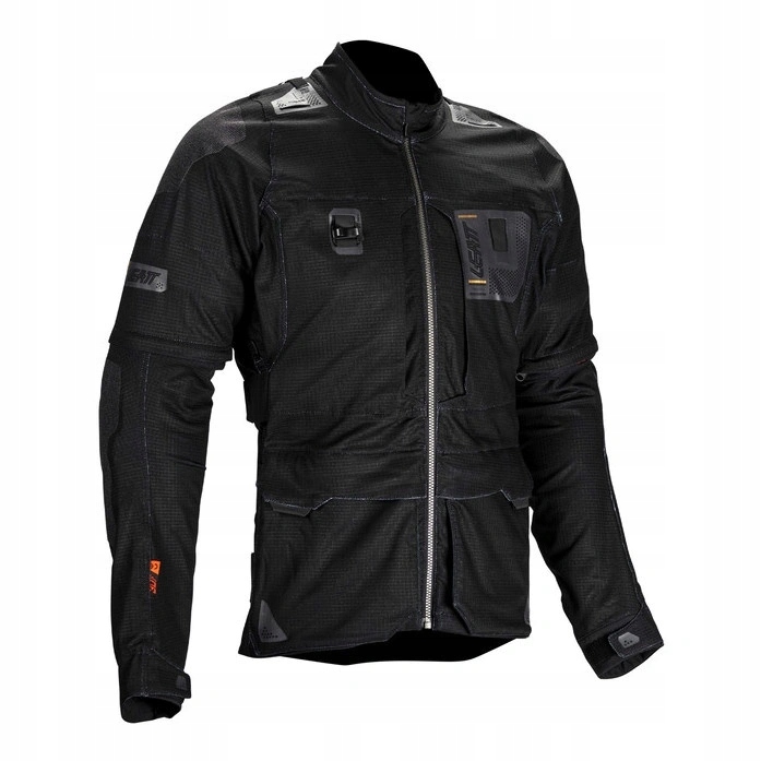 Textilná motocyklová bunda Leatt Adv Rally 5.5 Stealth čierna Darčeky
