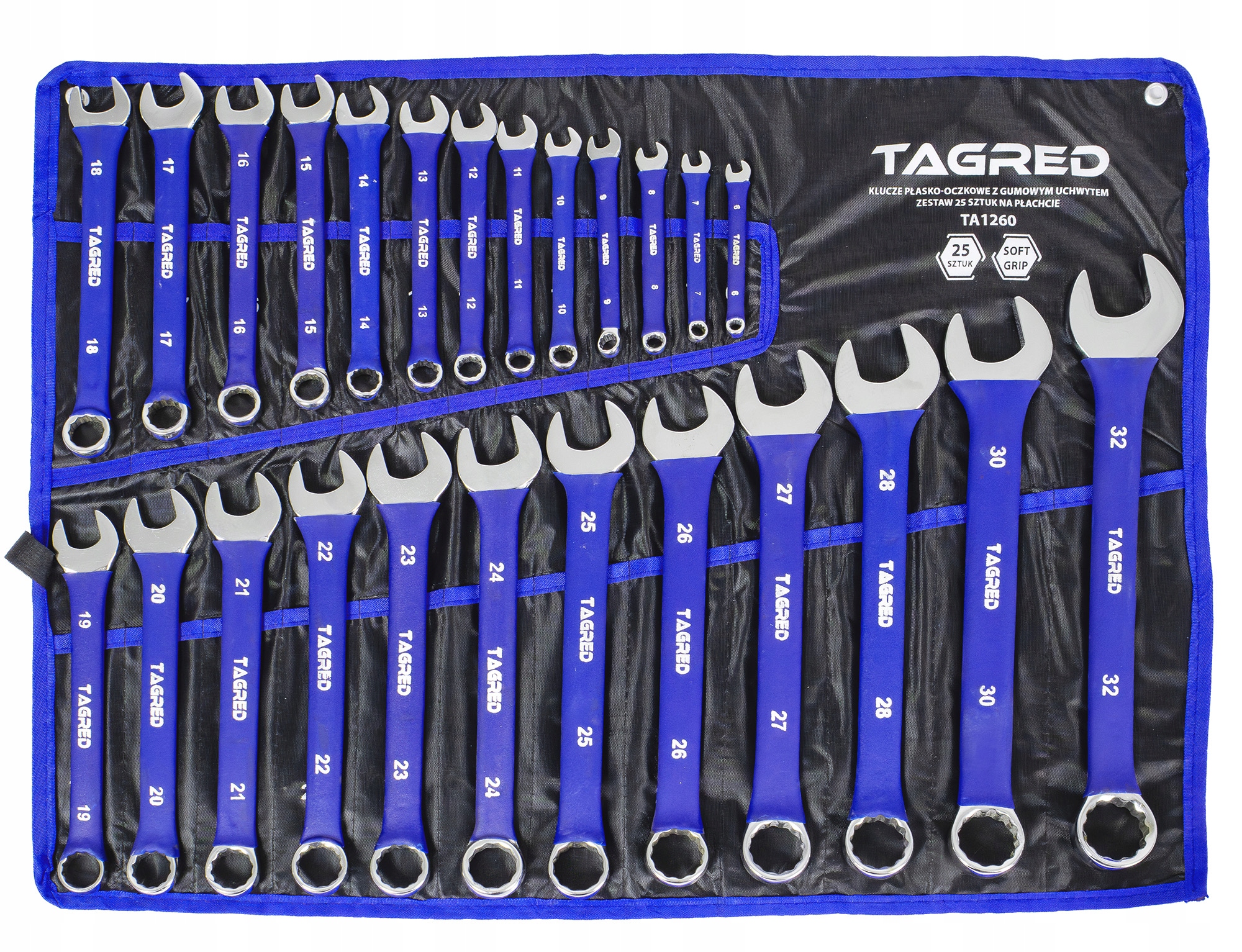 Kľúče očkoploché Kvalita dielne 6-32 mm 25 kusov