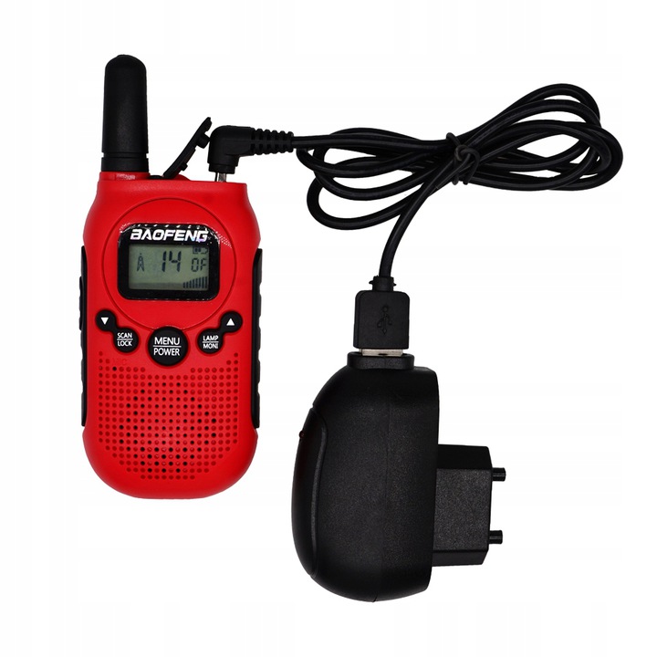 WALKIE TALKIE DLA DZIECI KRÓTKOFALÓWKA ŁOKI TOKI PMR LATARKA USB VOX Model BF-T6