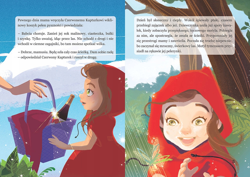 M32 Czerwony kapturek A4 Charles Perrault Gatunek Książki do nauki czytania, pisania i liczenia