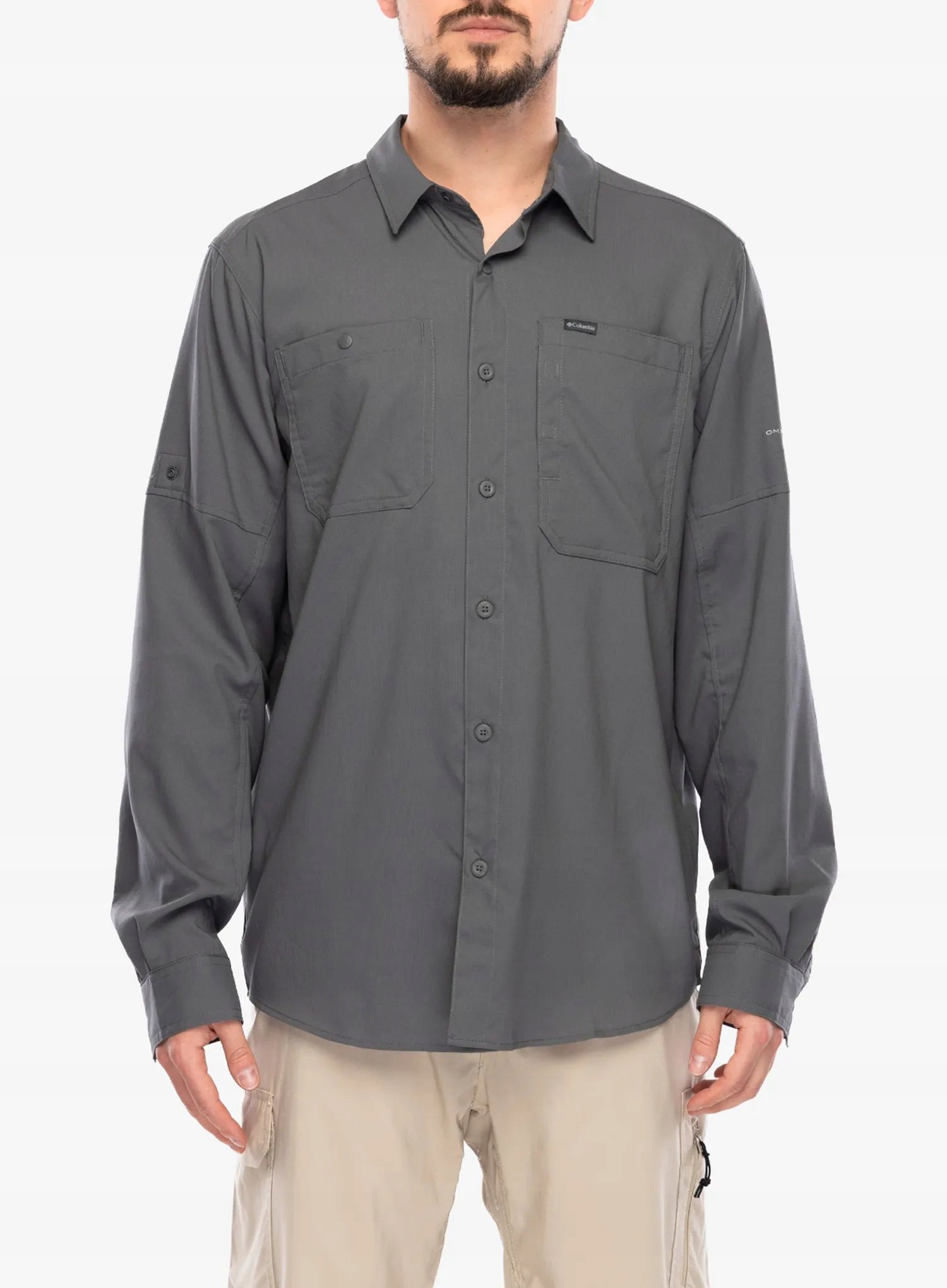 Košile Columbia Silver Ridge Utility II Ls Shirt city grey XL
