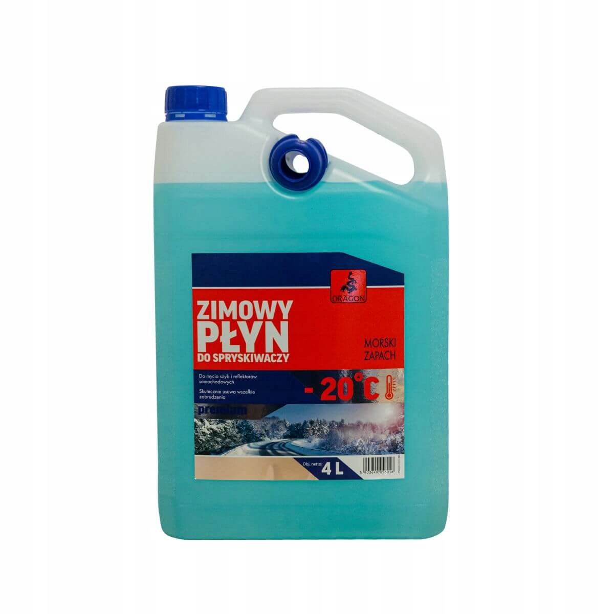 

Płyn Zimowy Do Spryskiwaczy -20C Morski 4L Dragon