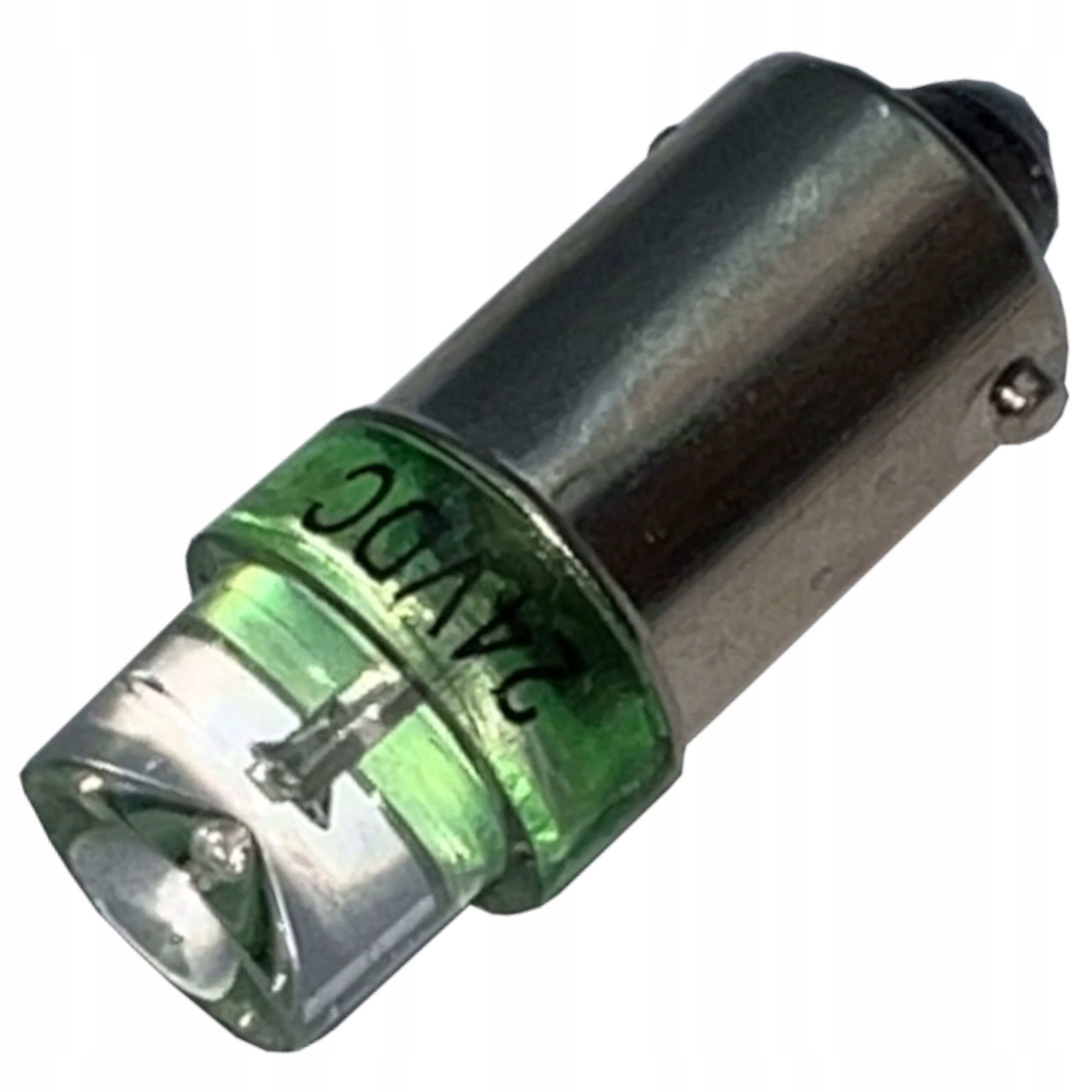 

żarówka Led flux ba9s T4w zielona 24V